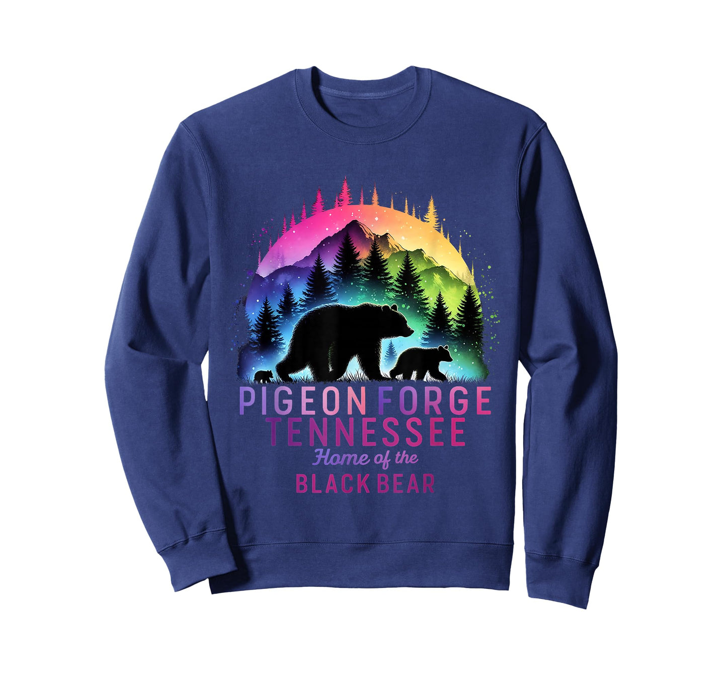 Home Black Bear Family Vacation Crew Pigeon Forge Tennessee T-Shirt