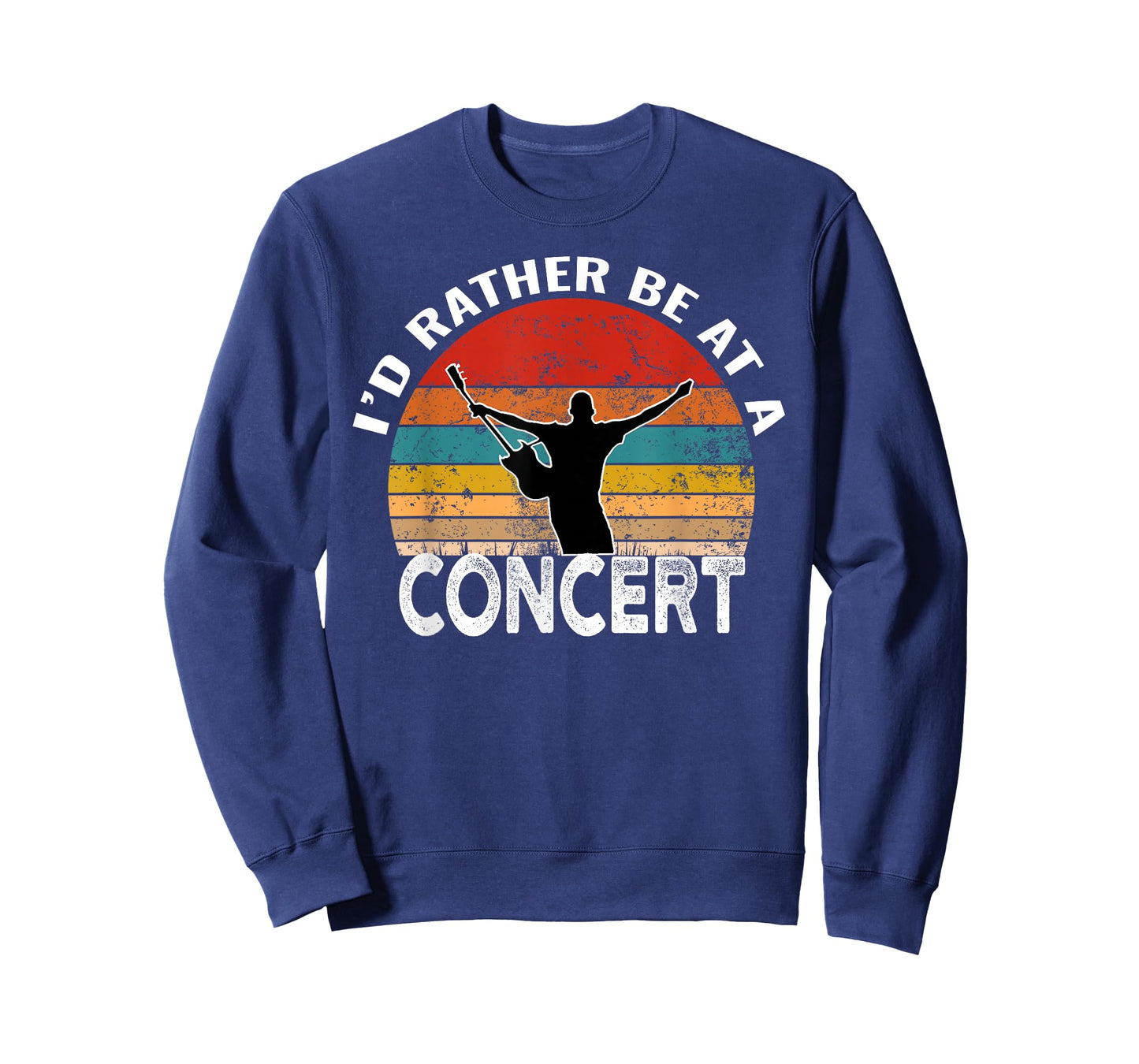 I'd Rather Be At A Concert Funny Music Concert Lover T-Shirt