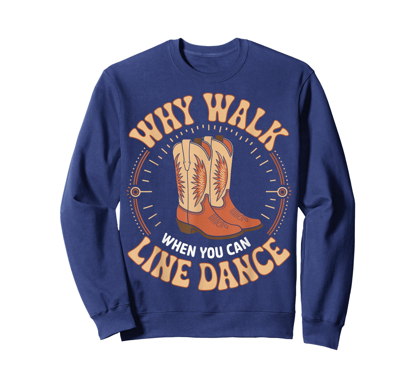 Why Walk When You Can Line Dance Country Line Dancing Dancer T-Shirt