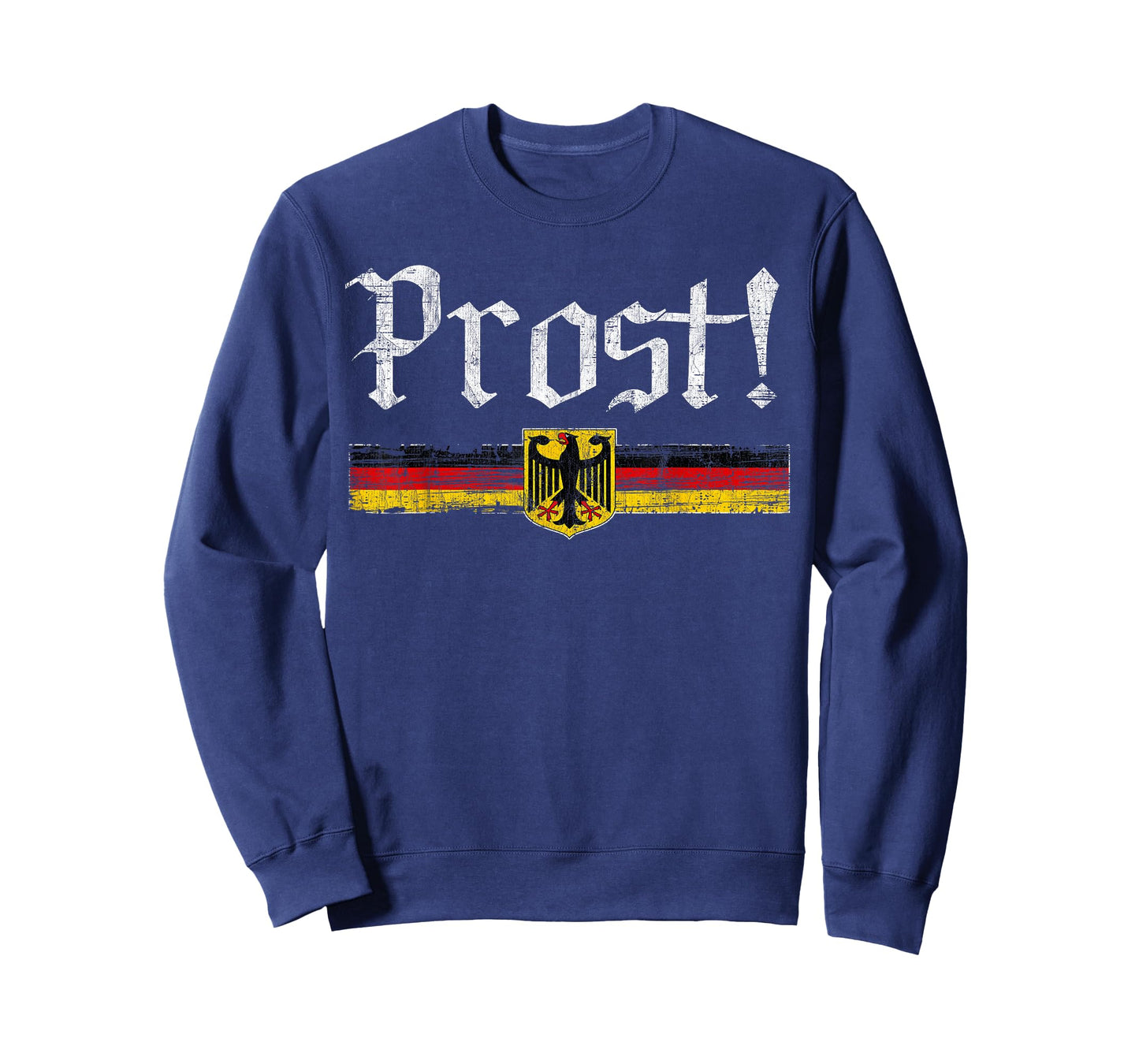 Oktoberfest Drinking Men Women Vintage German Flag Prost T-Shirt