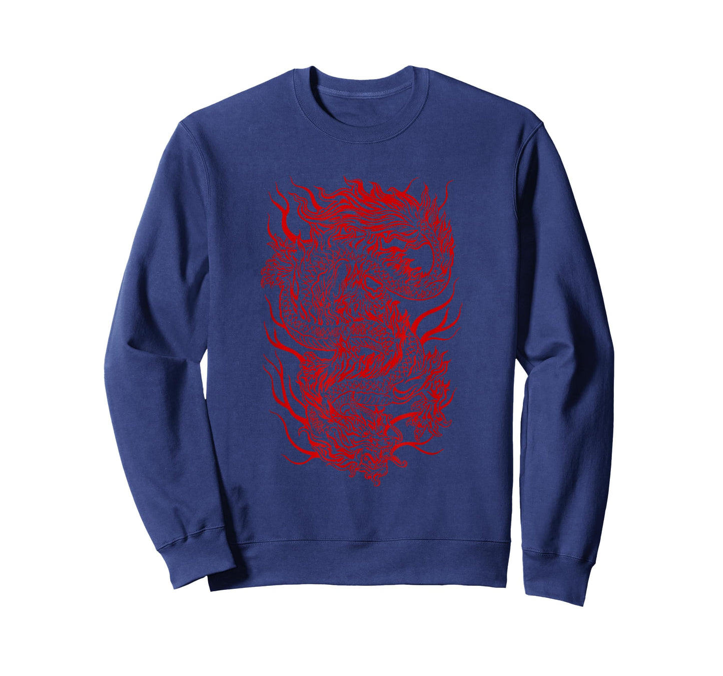 Aesthetic Red Chinese Dragon Grunge Egirl Teen Girls Women T-Shirt