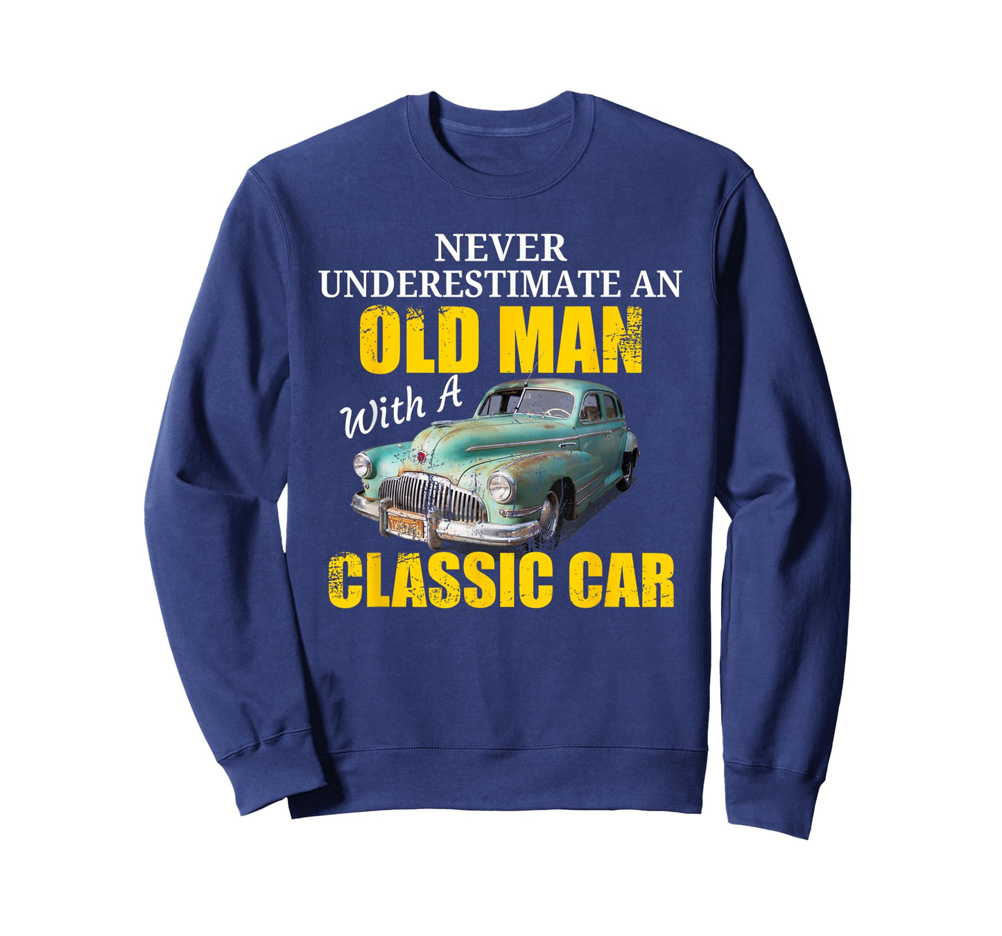 CLASSIC CAR T Shirt Old Man Vintage Car Shirts T-Shirt