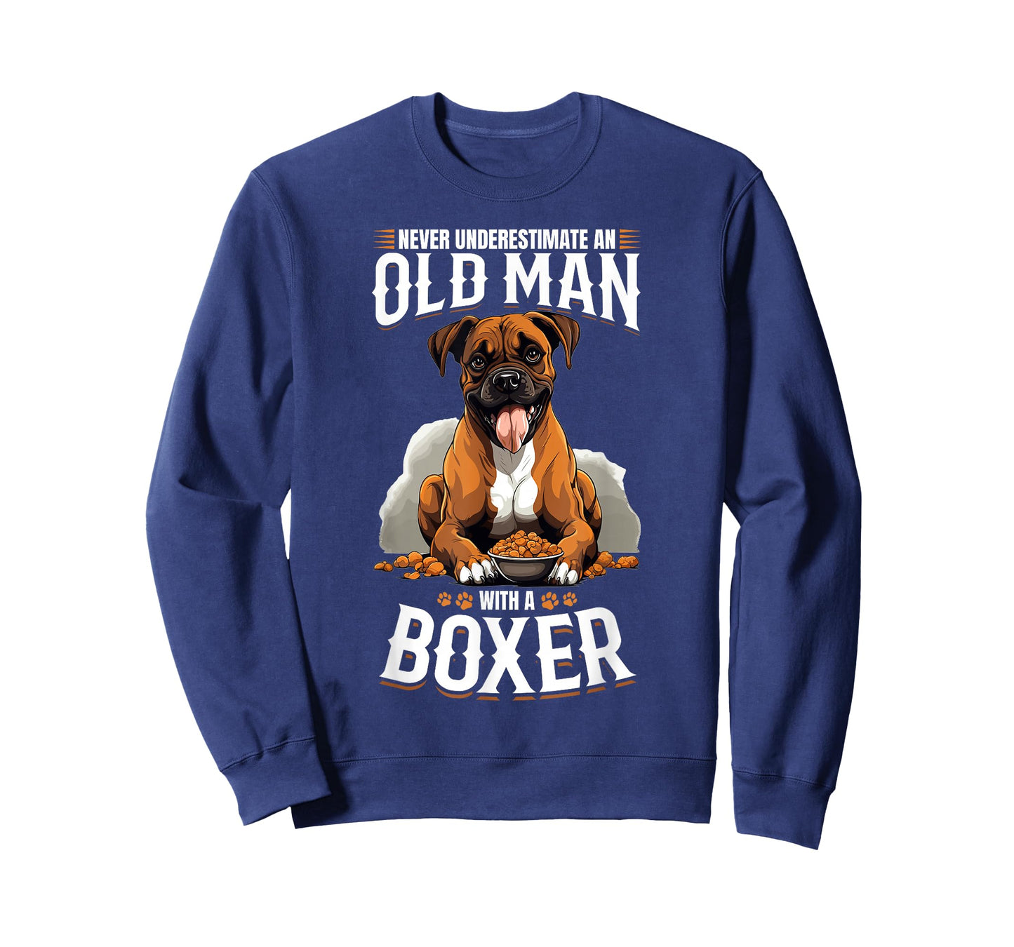 Boxer Dog Breed Pet - Never Underestimate an Old Man T-Shirt