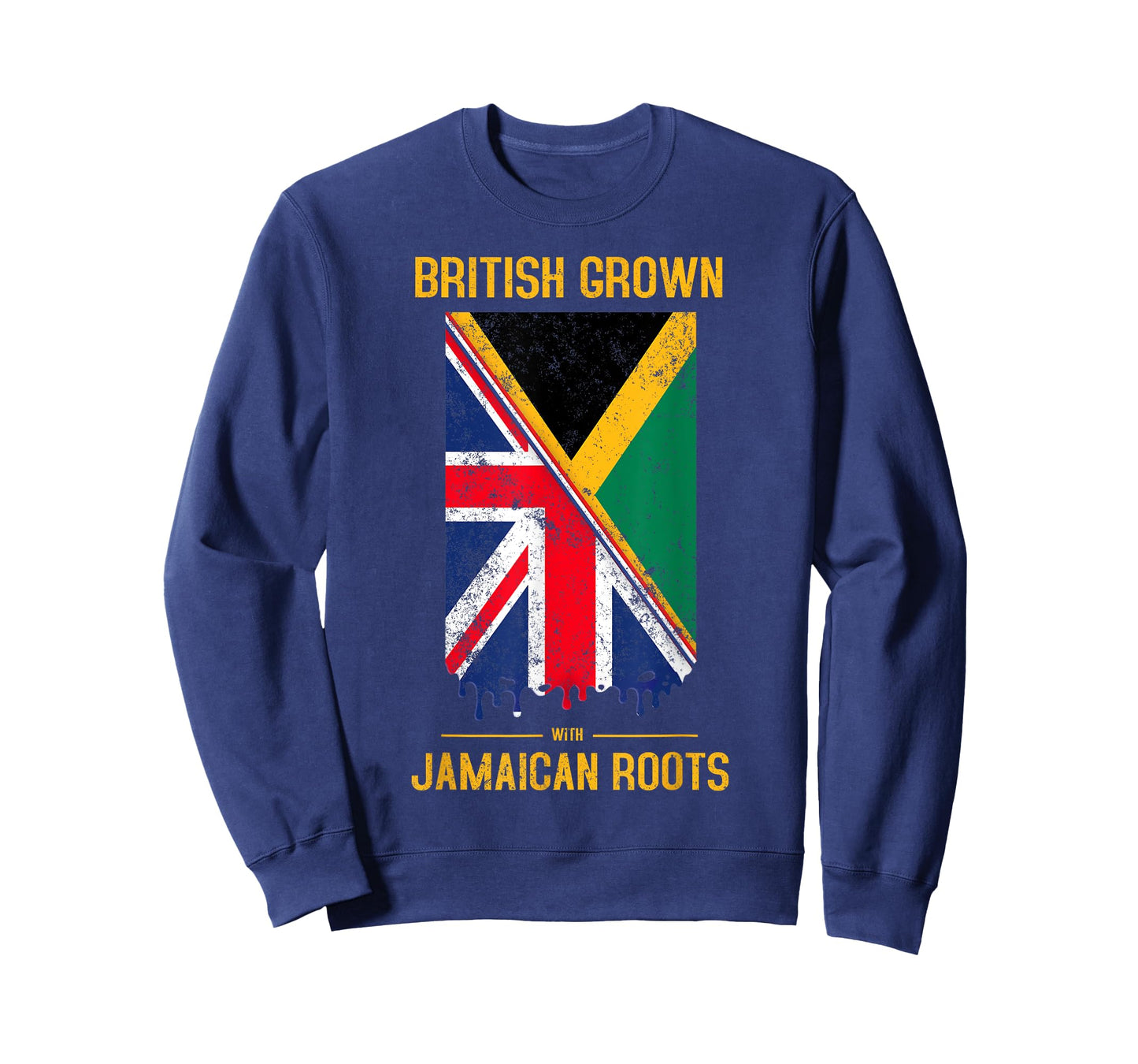 Jamaican Flag With Union Jack Design & British Caribbean T-Shirt