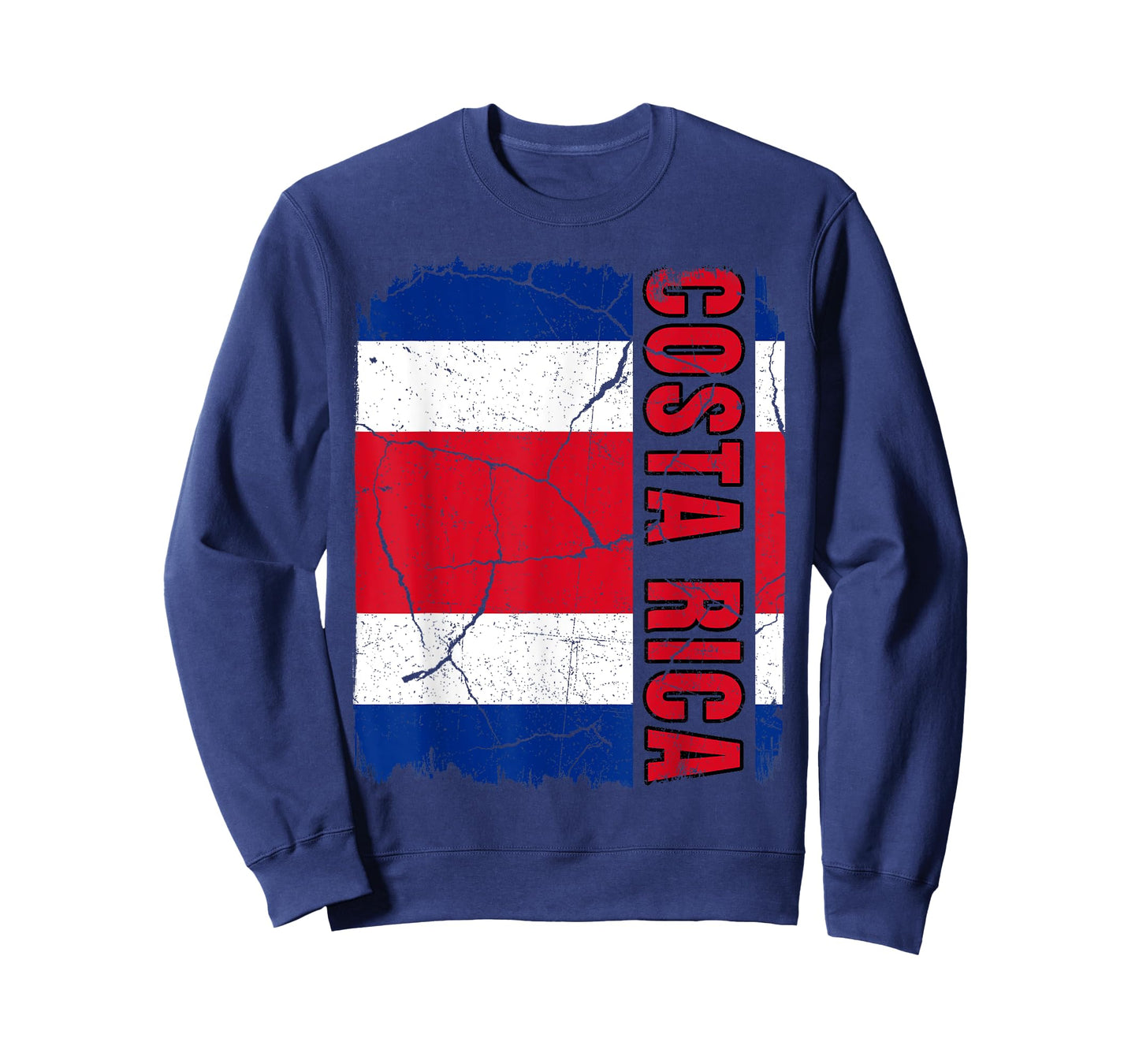 Vintage Costa Rican Flag Costa Rica Pride Root Heritage Gift T-Shirt