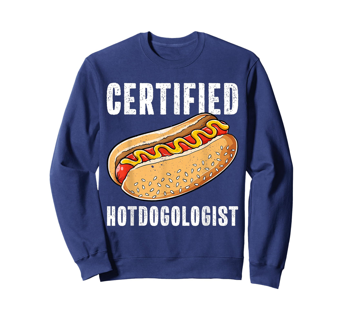 Certified Hotdogologist Funny Sausage Hotdog Lover T-Shirt
