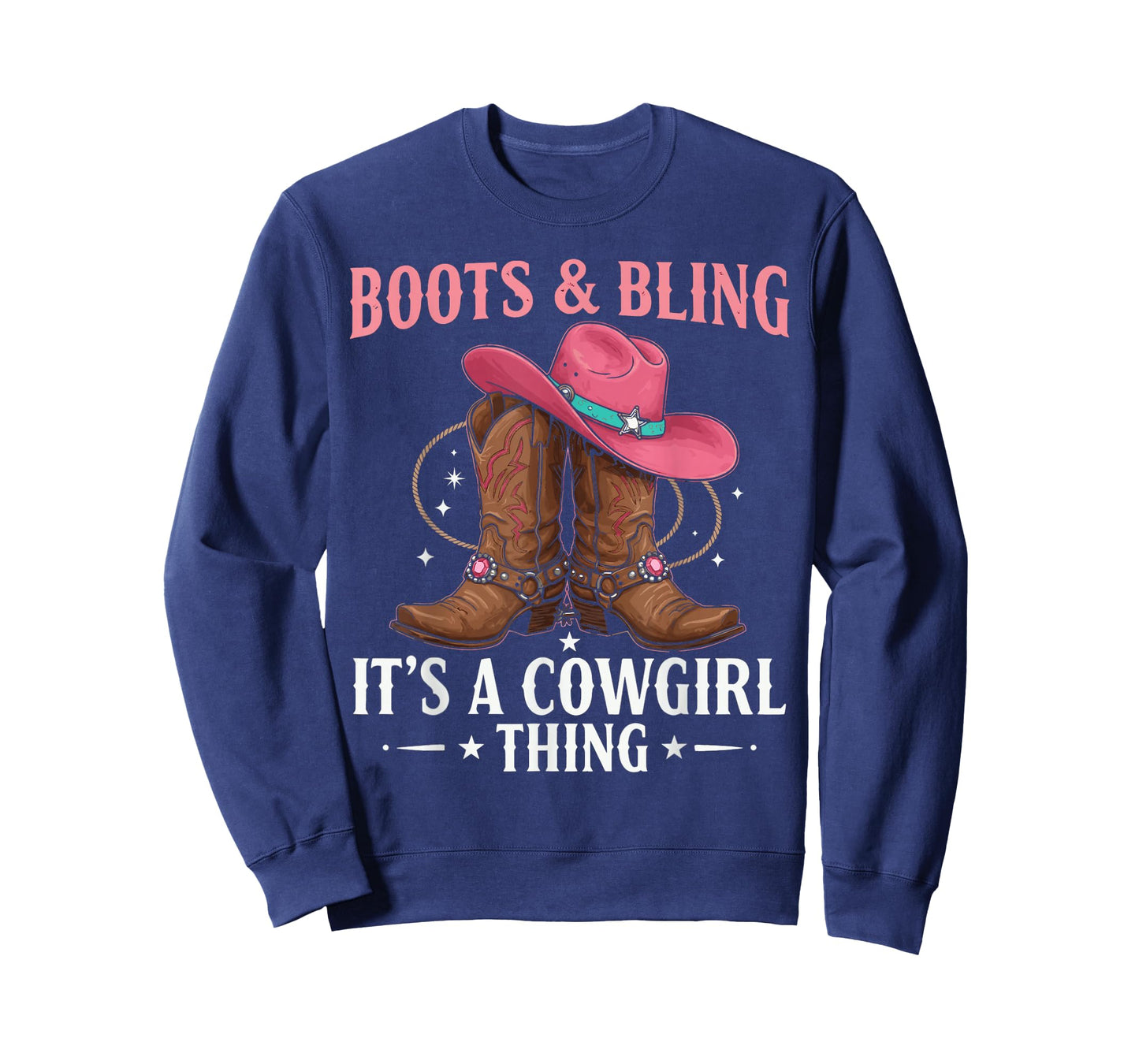 Howdy Western CountryRodeo Boots & Bling its a Cowgirl Thing T-Shirt