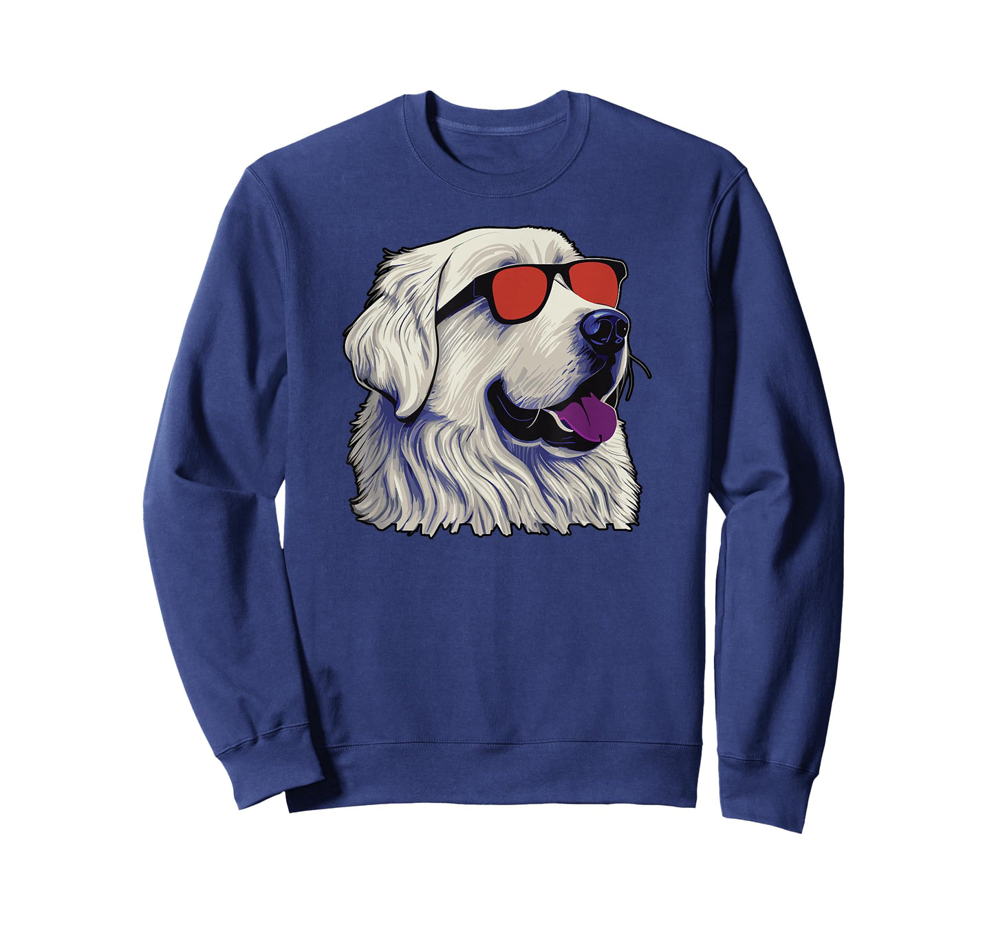 Dad Mom Cool Dog Sunglasses - Great Pyrenees T-Shirt