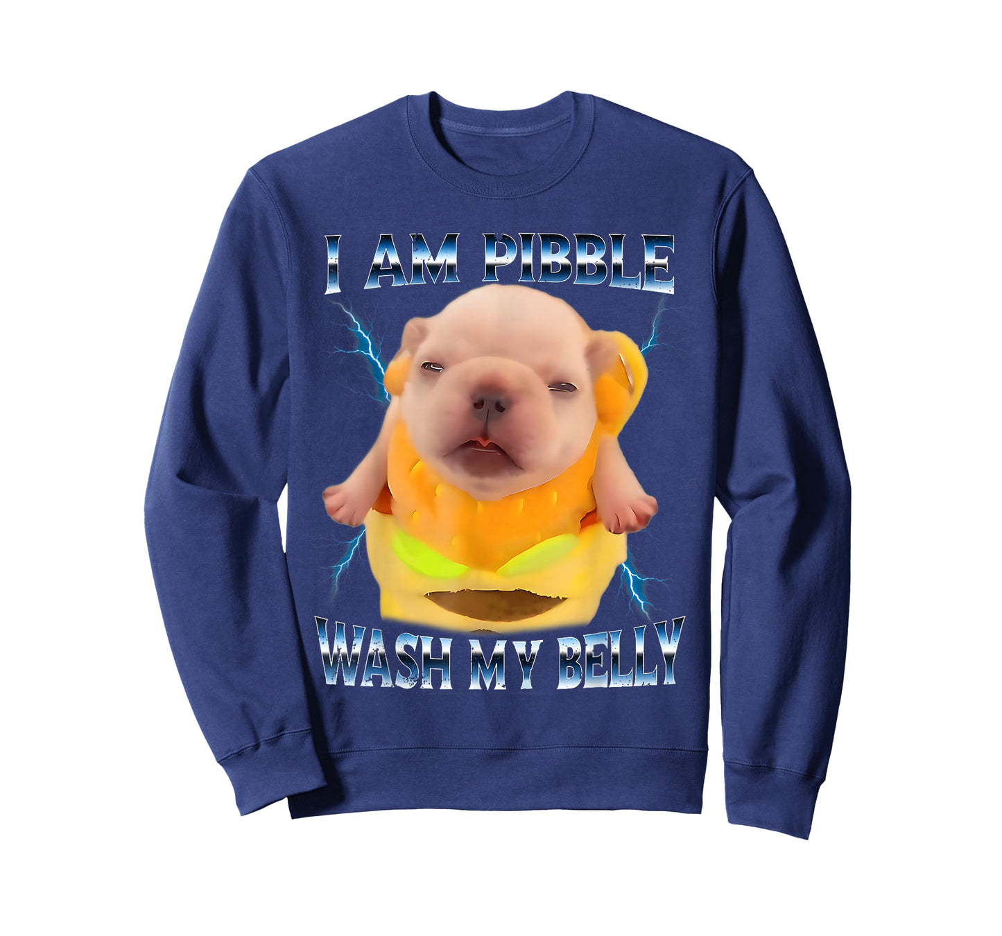 I Am Pibble Wash My Belly Funny Dog Clean My Belly Meme T-Shirt