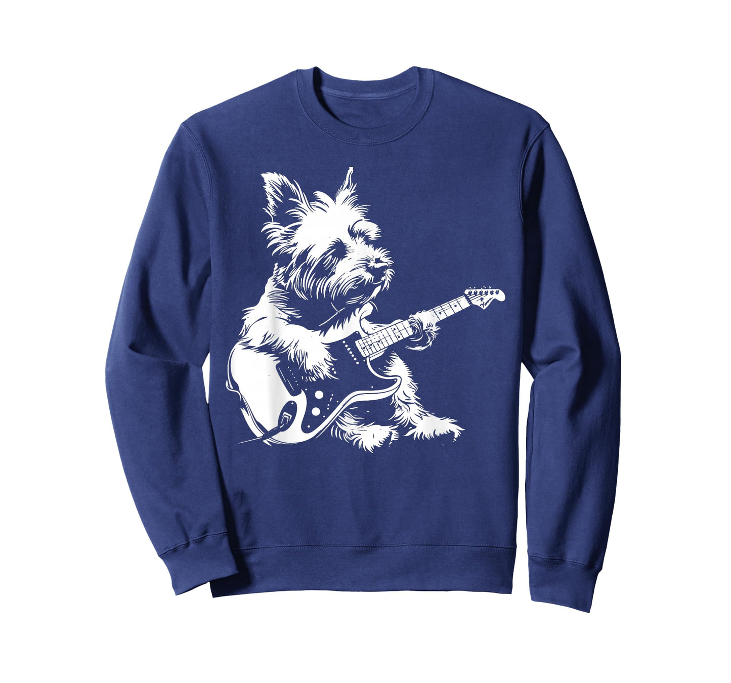 Dog Guitarist Guitar - Westie Dad Mom T-Shirt