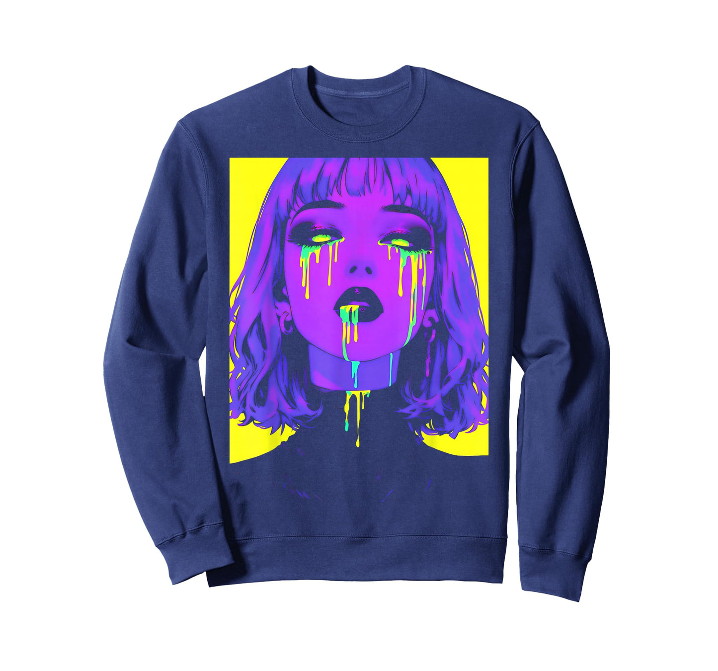 Cybergoth Cybercore Grunge Punk Goth Girl Alt Anime Manga T-Shirt