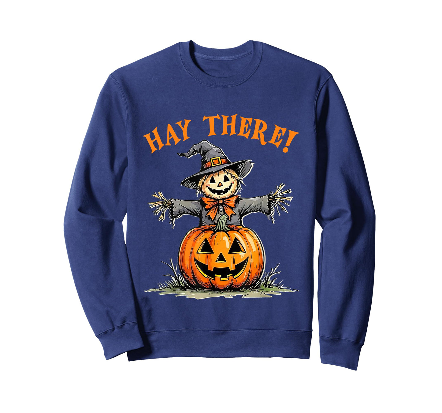 Funny Scarecrow Hay There Fall Halloween Saying T-Shirt