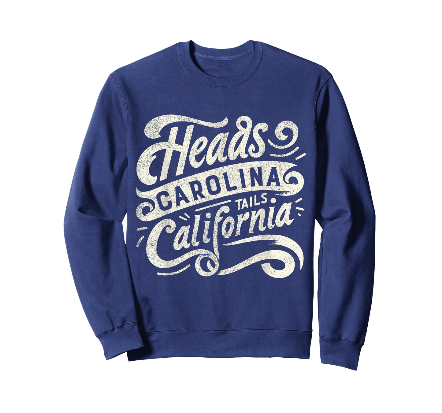 Heads Carolina Tail California Retro Vintage Country Music T-Shirt