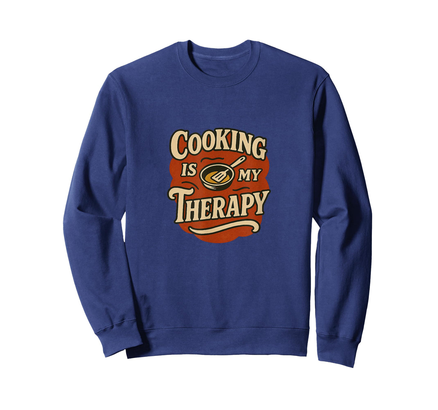 Cooking is My Therapy Colorful Kitchen Art for Food Lovers T-Shirt