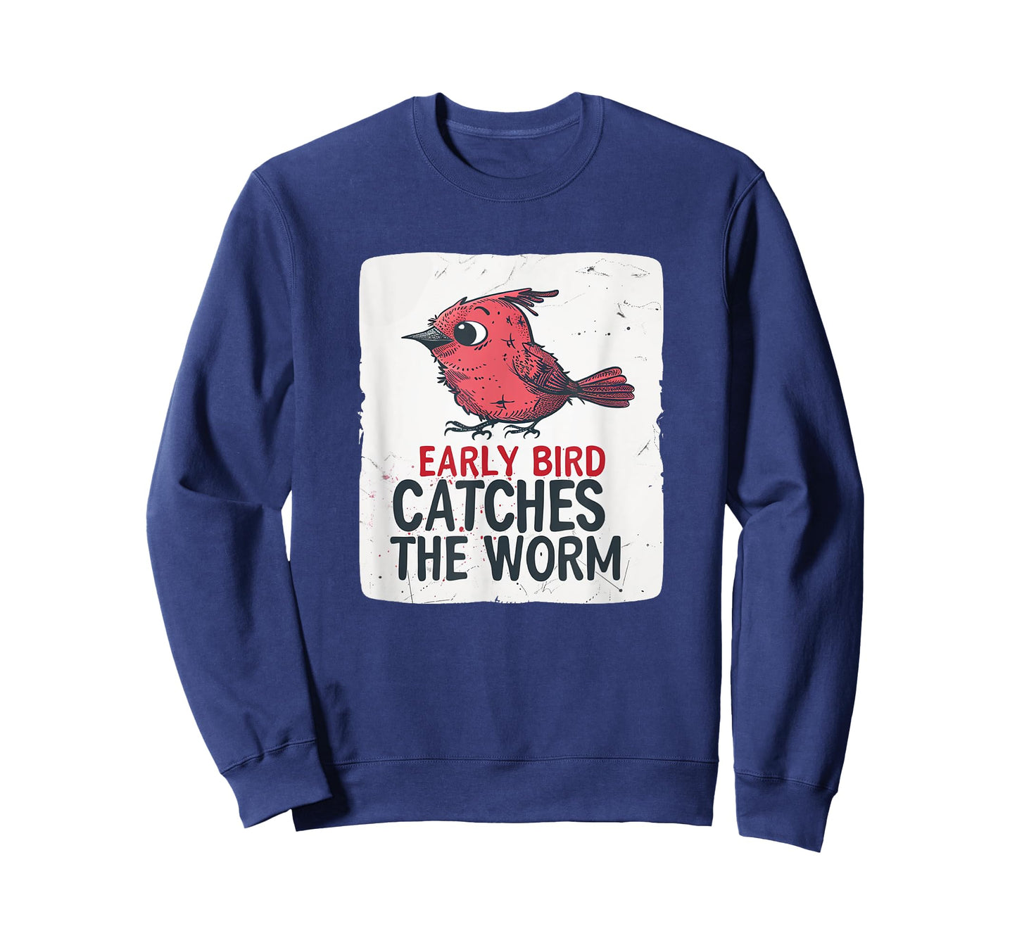 Funny Red Early Bird Costume for Worm Idiom Speech Lovers T-Shirt