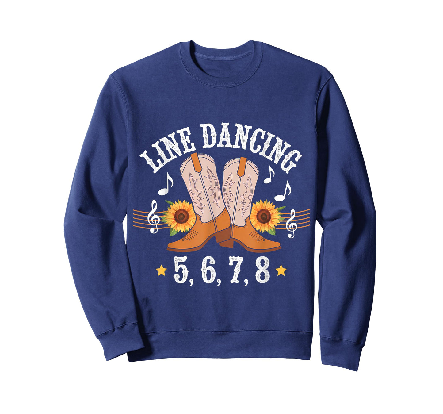 Line Dancing 5,6,7,8 Western Music Country Line Dance T-Shirt