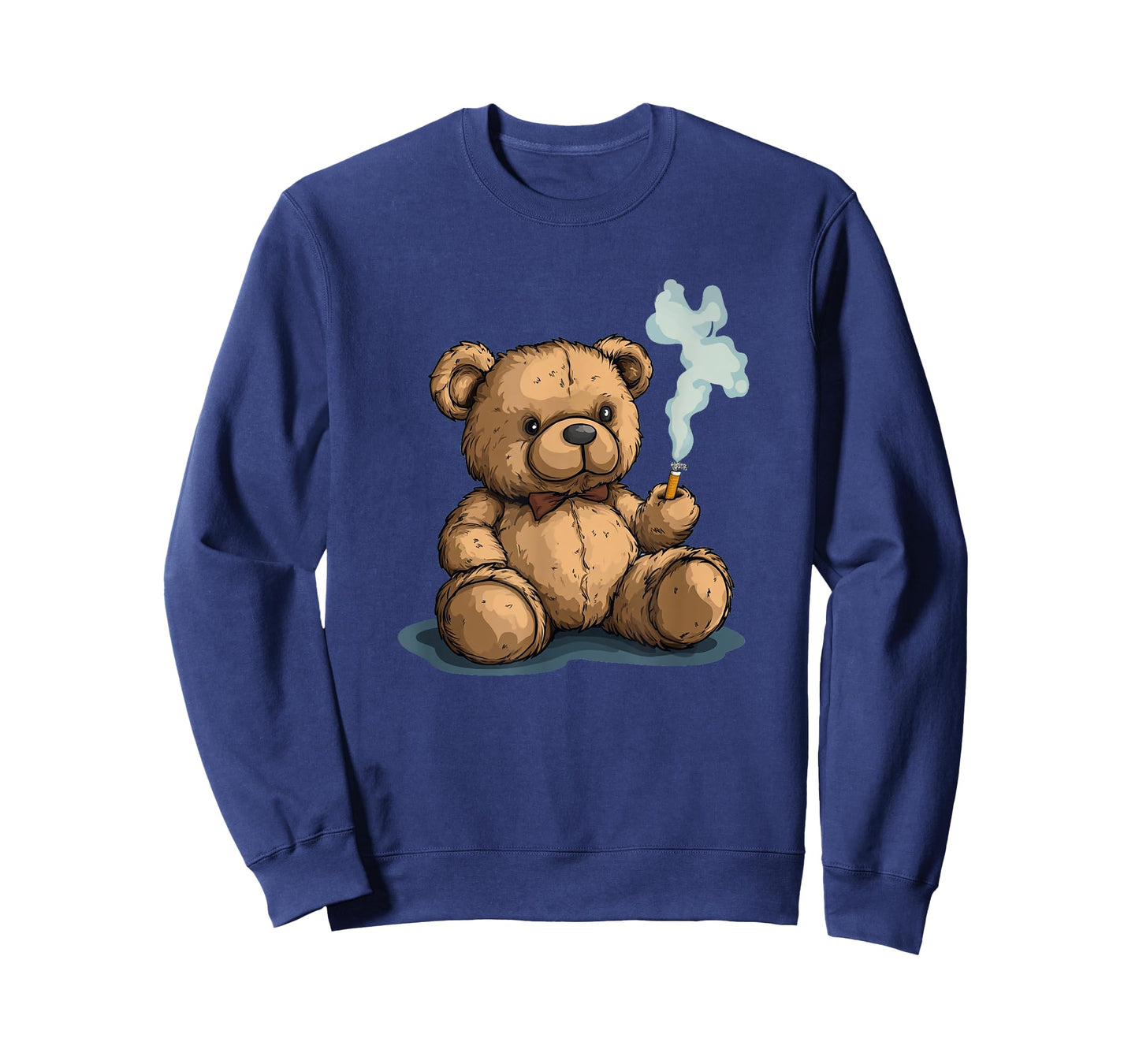 Silly Teddy Bear with Smoking Cigarette Costume T-Shirt