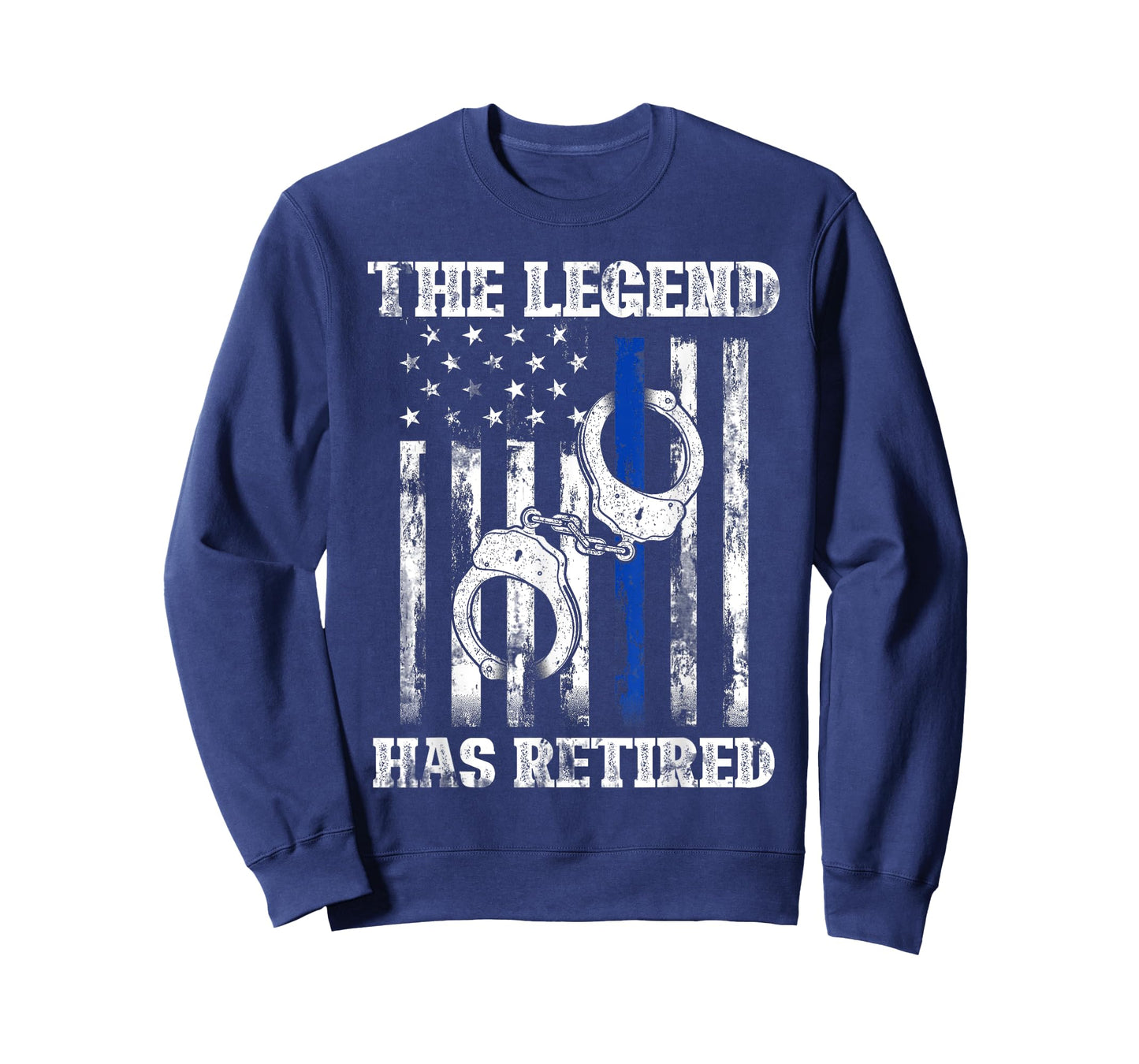 Retired Law Enforcement Officer Thin Blue Line Police T-Shirt