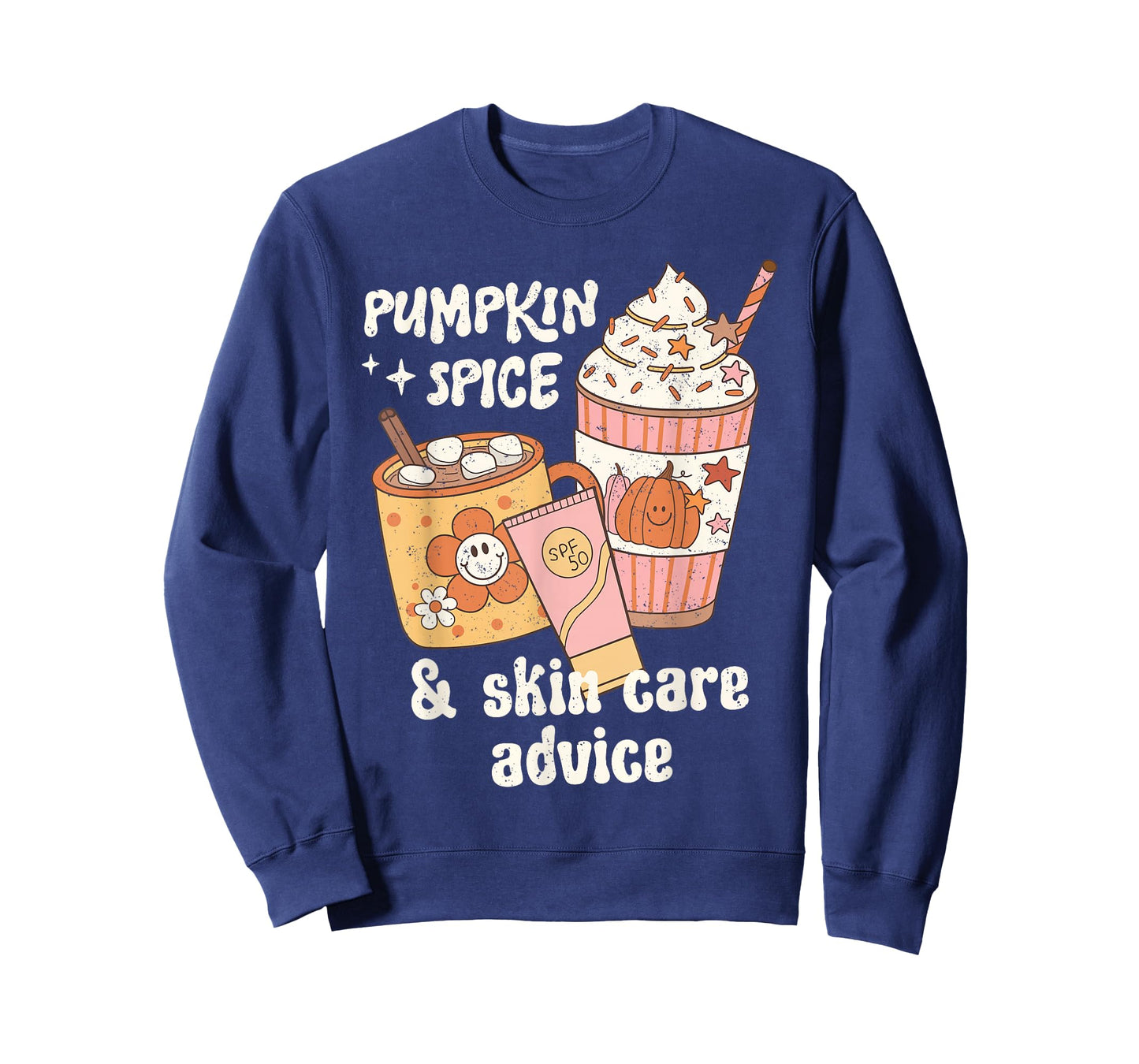 Pumpkin Spice Skincare Advice Dermatology Fall Thanksgiving T-Shirt