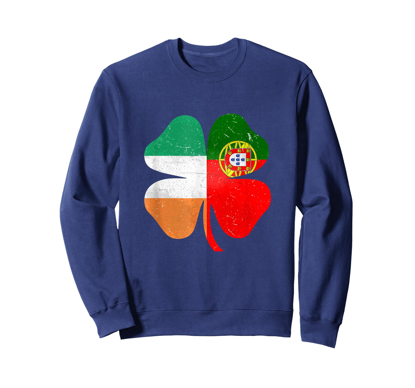 Portuguese Irish Shamrock Portugal Ireland Saint Patrick's Day T-Shirt