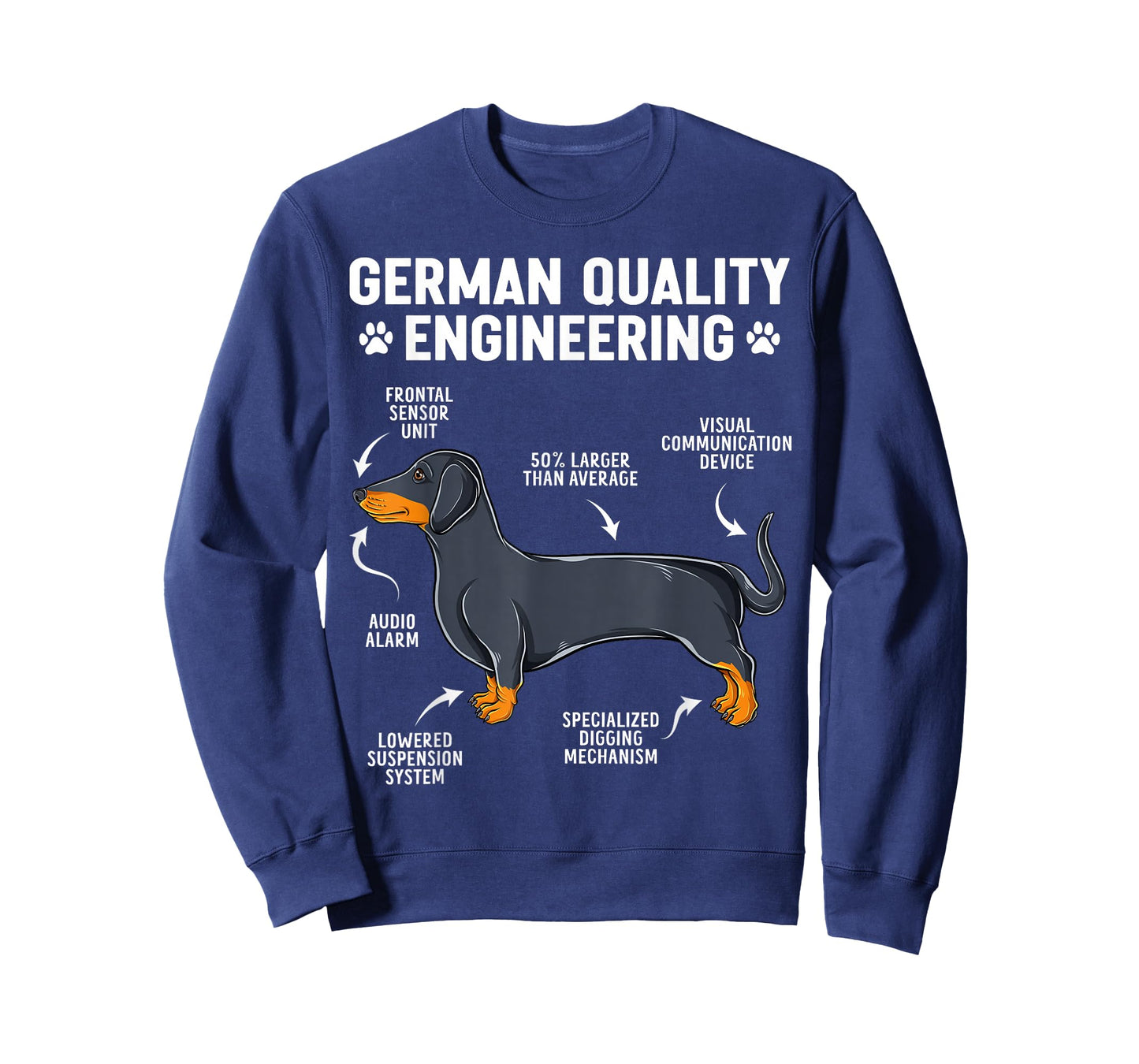 German Engineering Dachshund Lover Funny Doxie Dog T-Shirt
