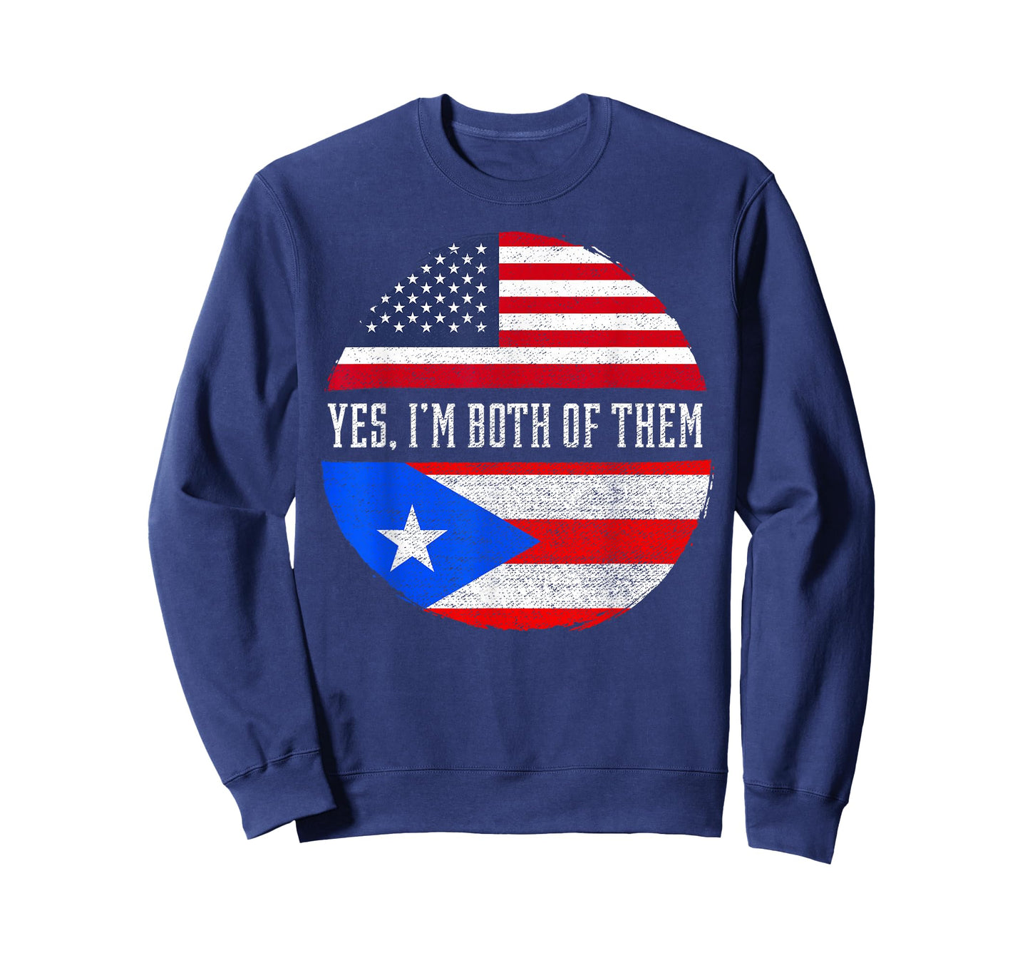 Half American Half Puerto Rican USA Flag Puerto Rico DNA T-Shirt