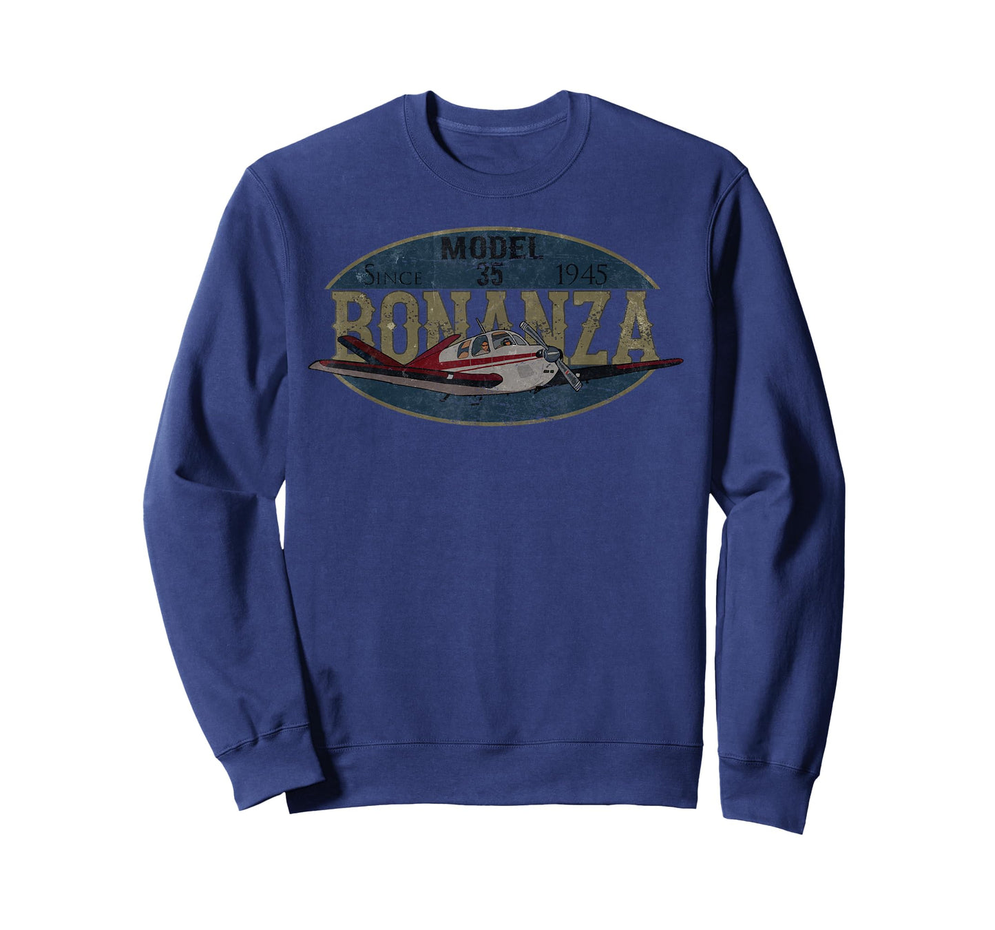 Model 35 Bonanza Since 1945 Retro Vintage Airplane T-shirt T-Shirt