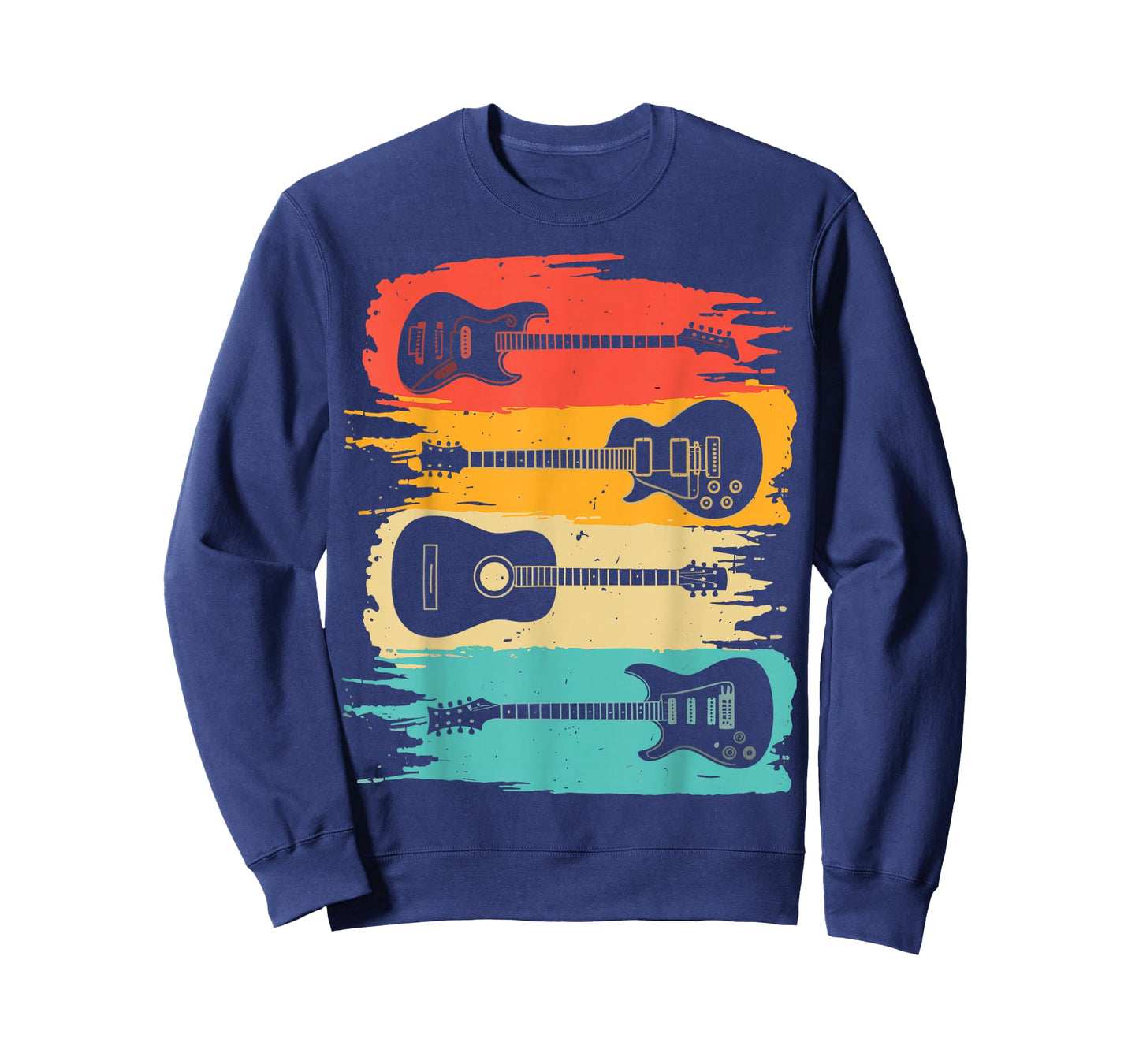 Vintage Guitar for Men Women Music Band Guitarist T-Shirt