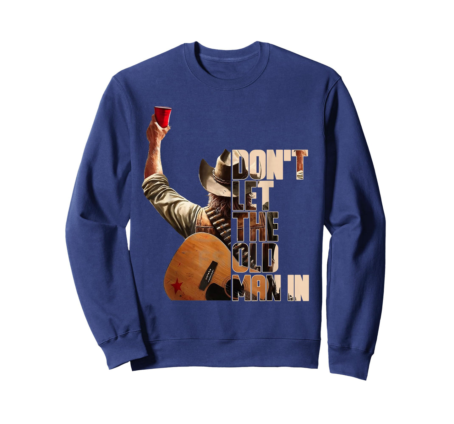 DON'T LET THE OLD MAN IN Black Version T-Shirt
