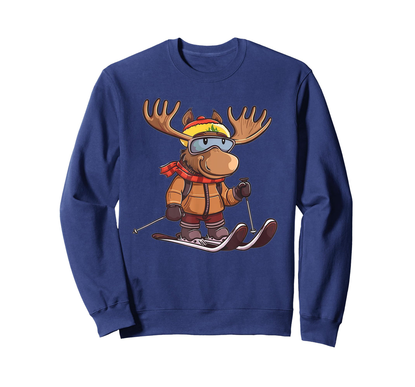 Cute Skiing Moose T-Shirt
