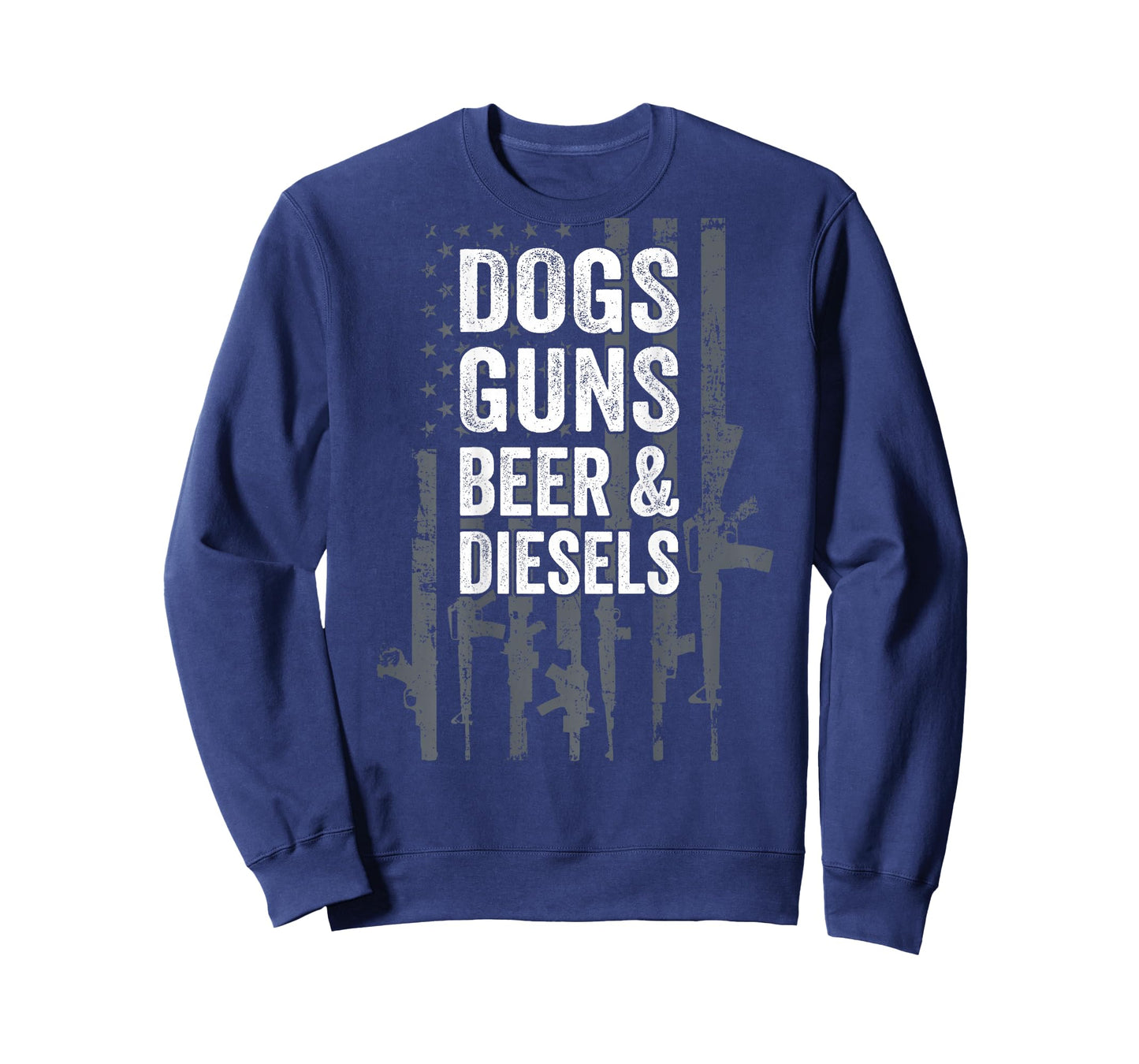 DOGS GUNS BEER & DIESELS - Diesel Truck Mechanic - ON BACK T-Shirt
