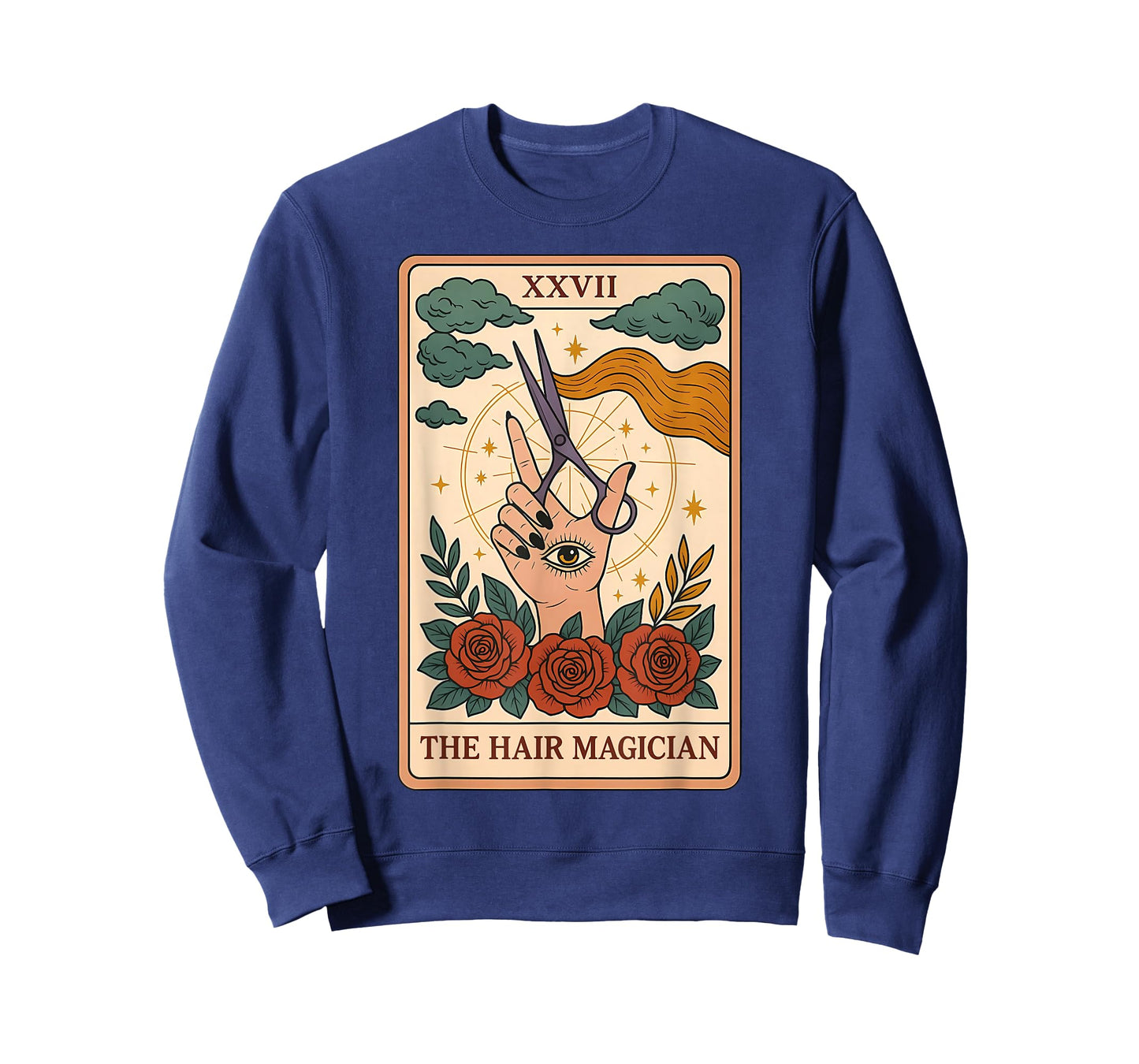 Hair Magician Tarot Card Hairstylist Mystic Hairdresser T-Shirt