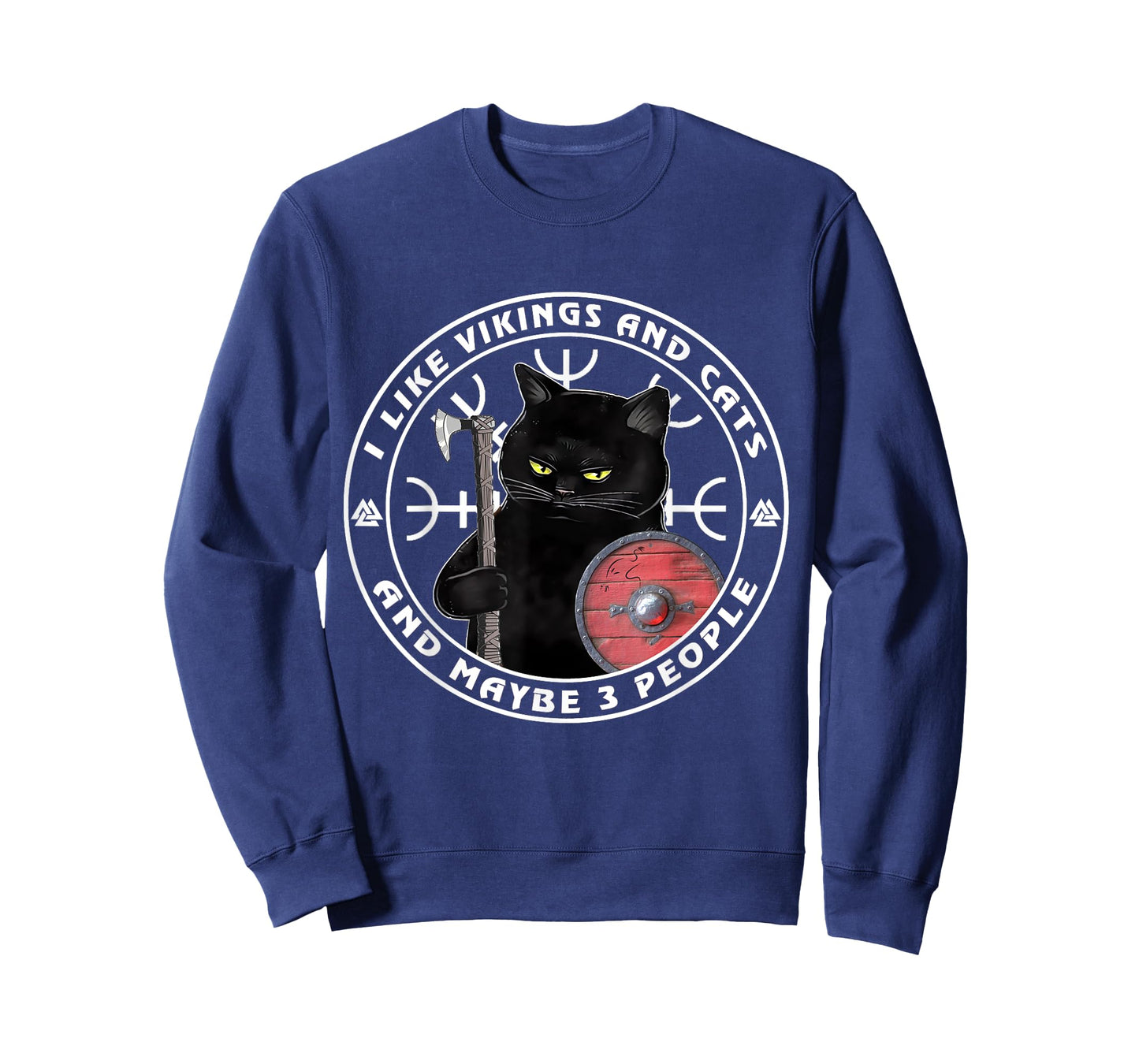 I Like Vikings And Cats And Maybe 3 People, Vikings Kitten T-Shirt