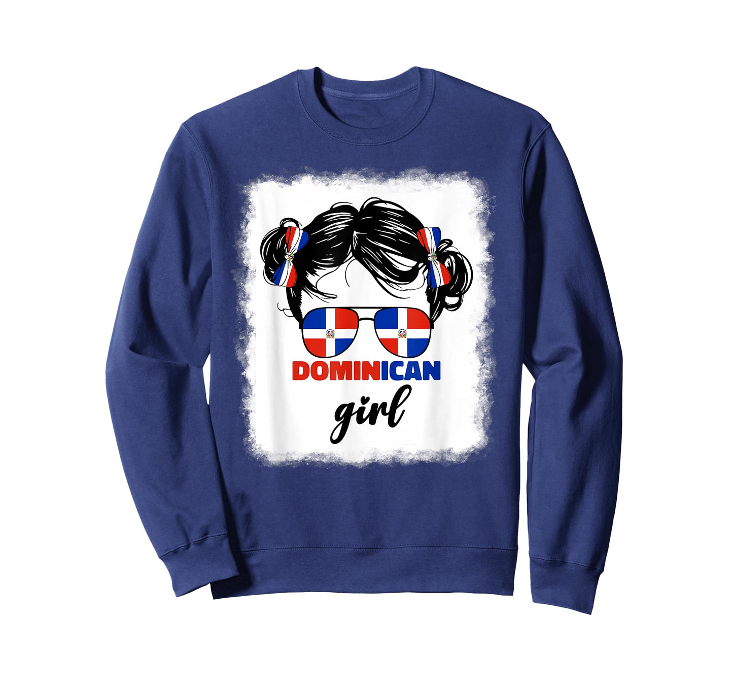 Cute Dominican Girl Baby Girls Kids Republic Dominicana Flag T-Shirt