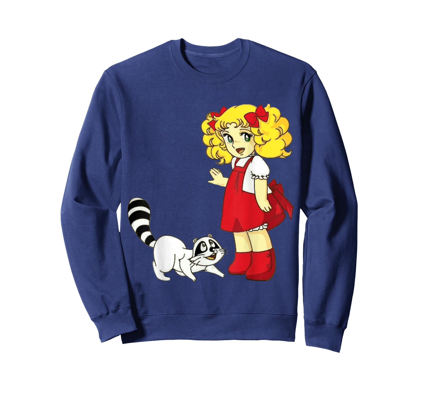 Candy Raccoon Retro Japanese Small Vintage 80s Anime Manga T-Shirt