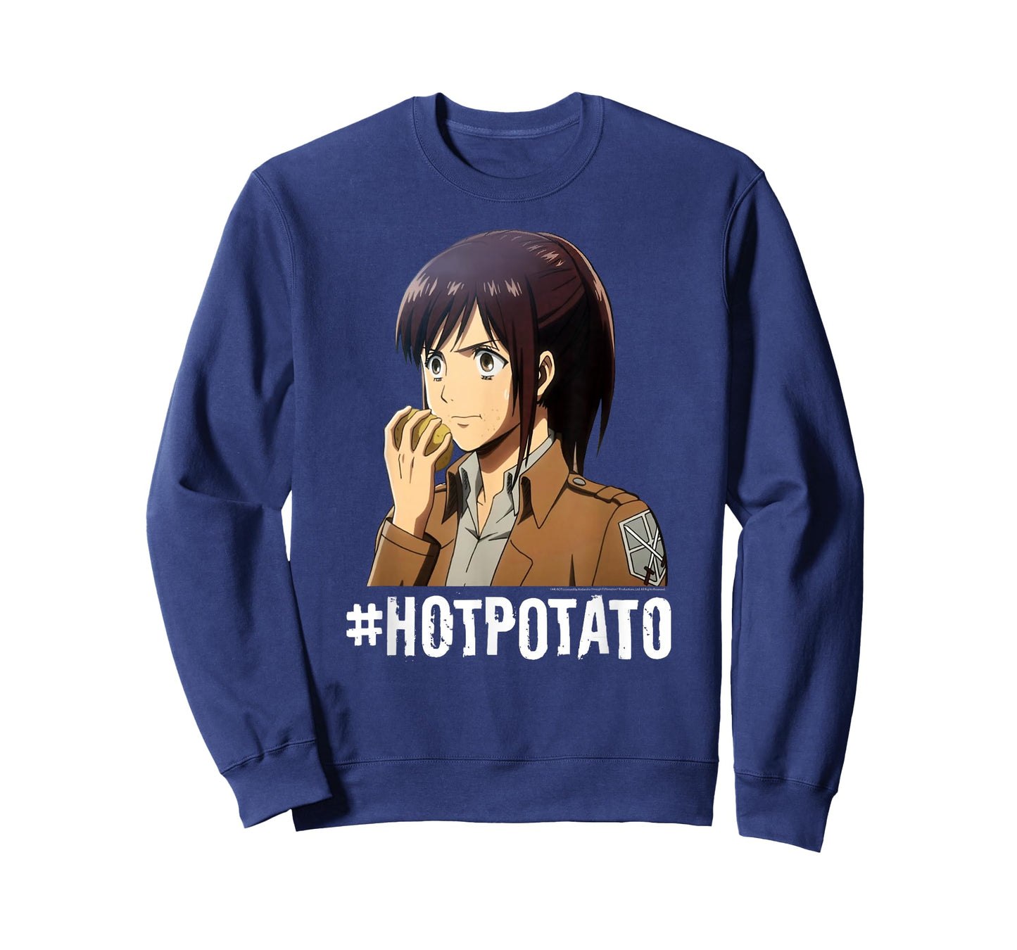 Attack on Titan #Hotpotato Potato Girl AOT Anime T-Shirt