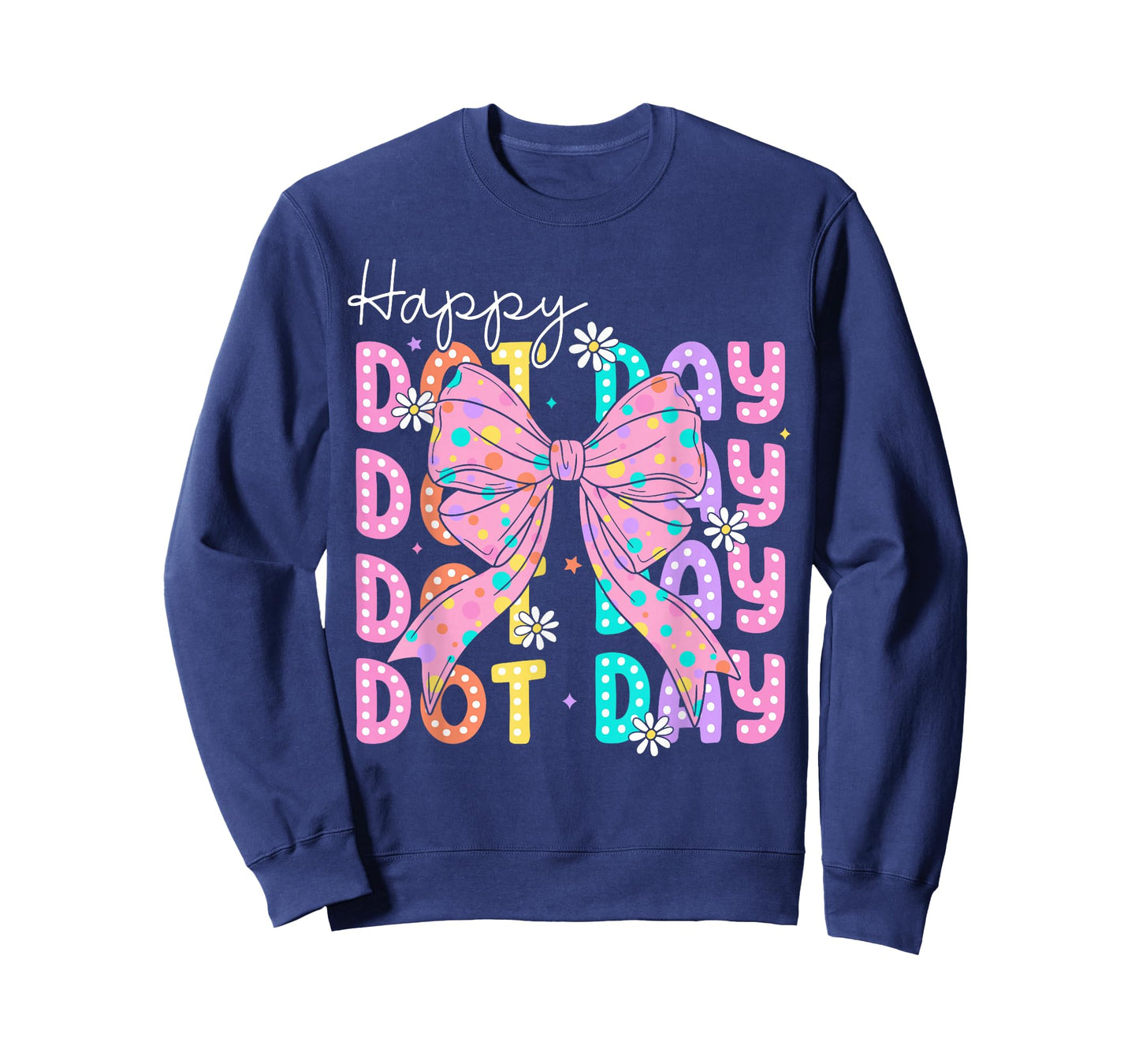 Happy Dot Day 2025 Coquette Bow Teachers Kids Boys Girls T-Shirt
