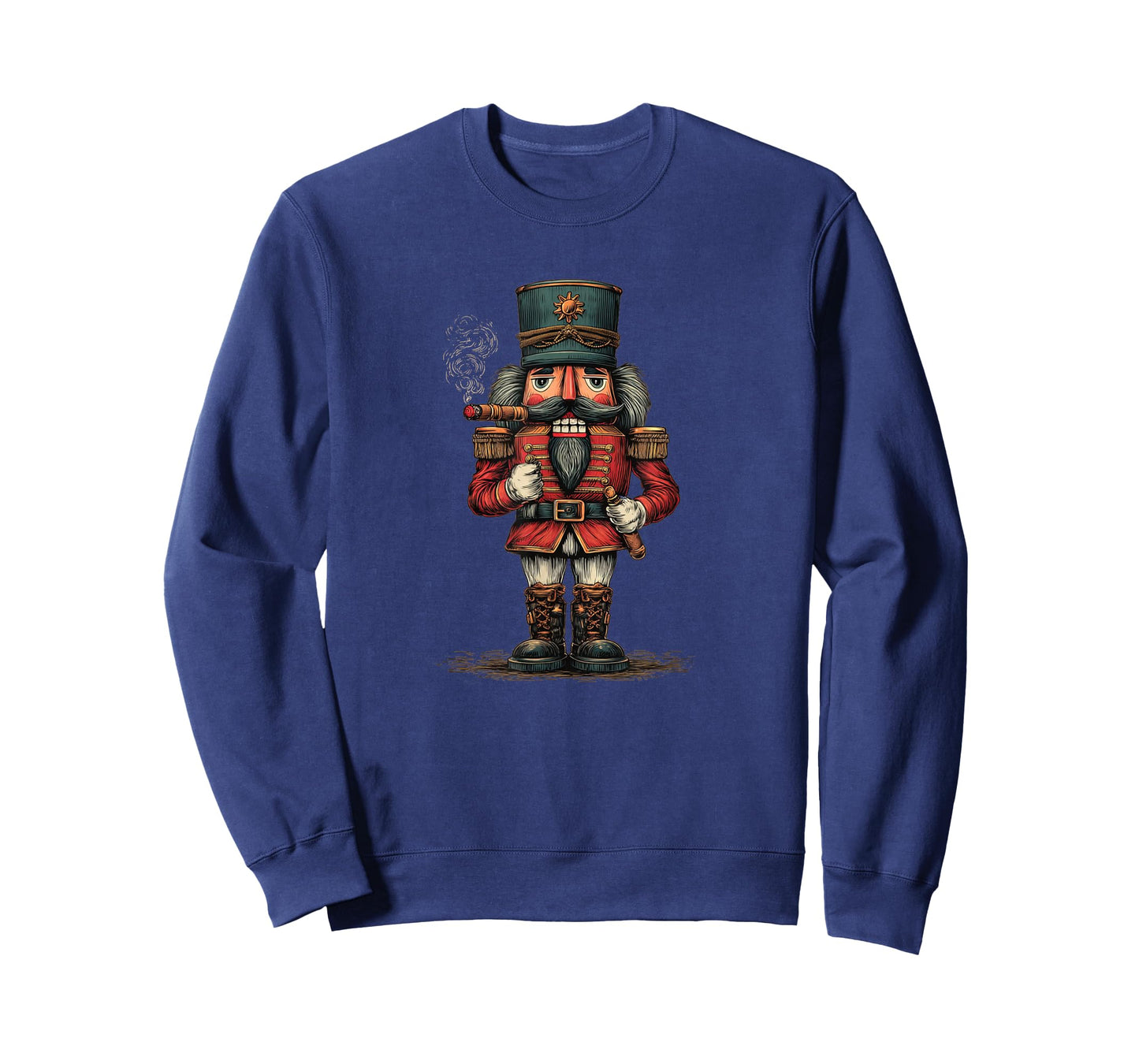 Smoker Nutcracker with Cigar for Xmas Lovers T-Shirt