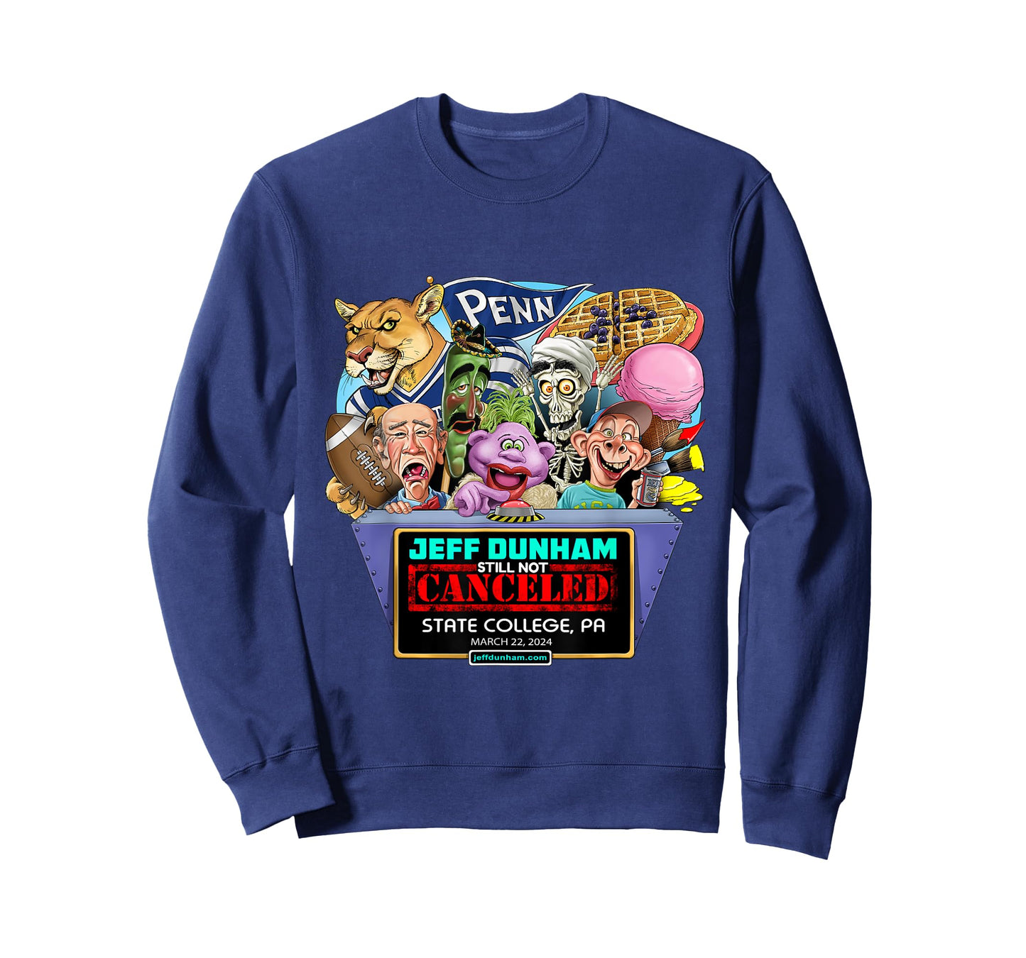 Jeff Dunham State College, PA (2024) T-Shirt