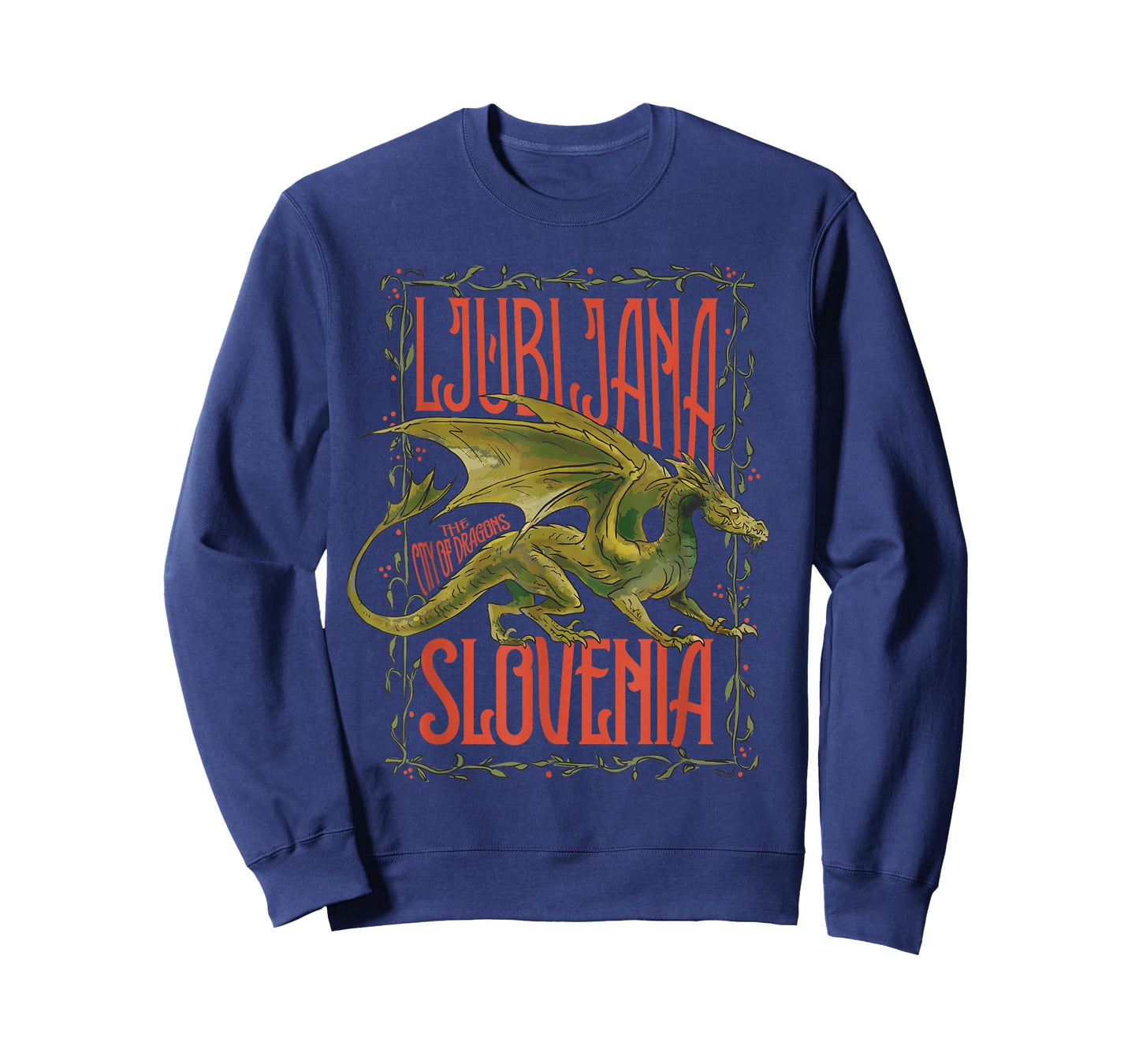 Ljubljana Slovenia City of Dragons Festive Dragon Lover T-Shirt