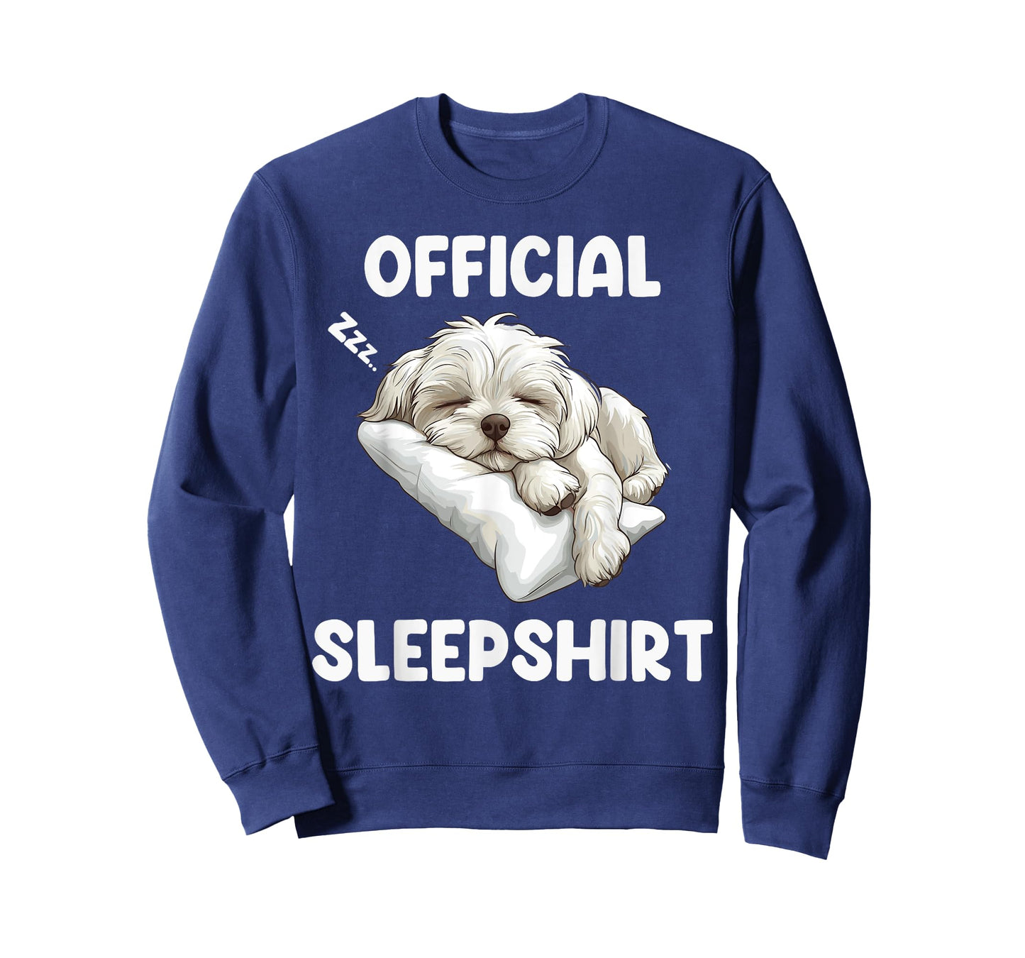 Official Maltese Sleepshirt Cute Dog Lover Pajama Sleepwear T-Shirt