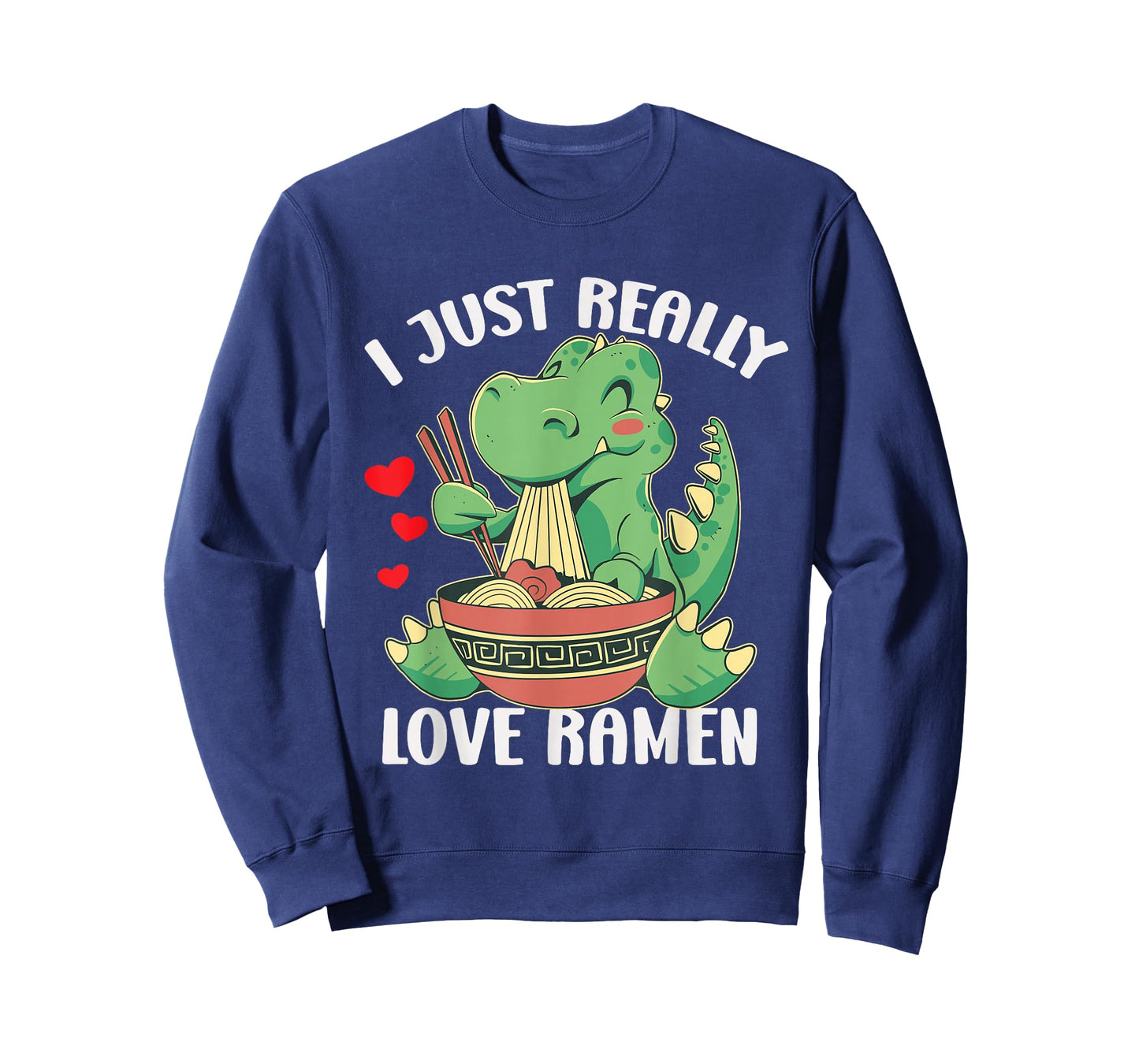 Funny T Rex Ramen Kawaii Anime Japanese Noodle Soup Kids T-Shirt