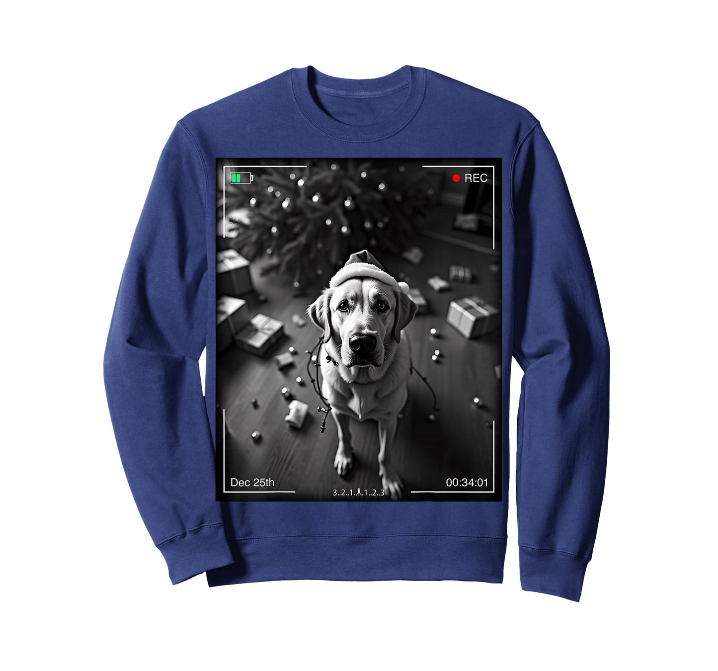 Christmas Labrador Retriever Caught On Camera T-Shirt