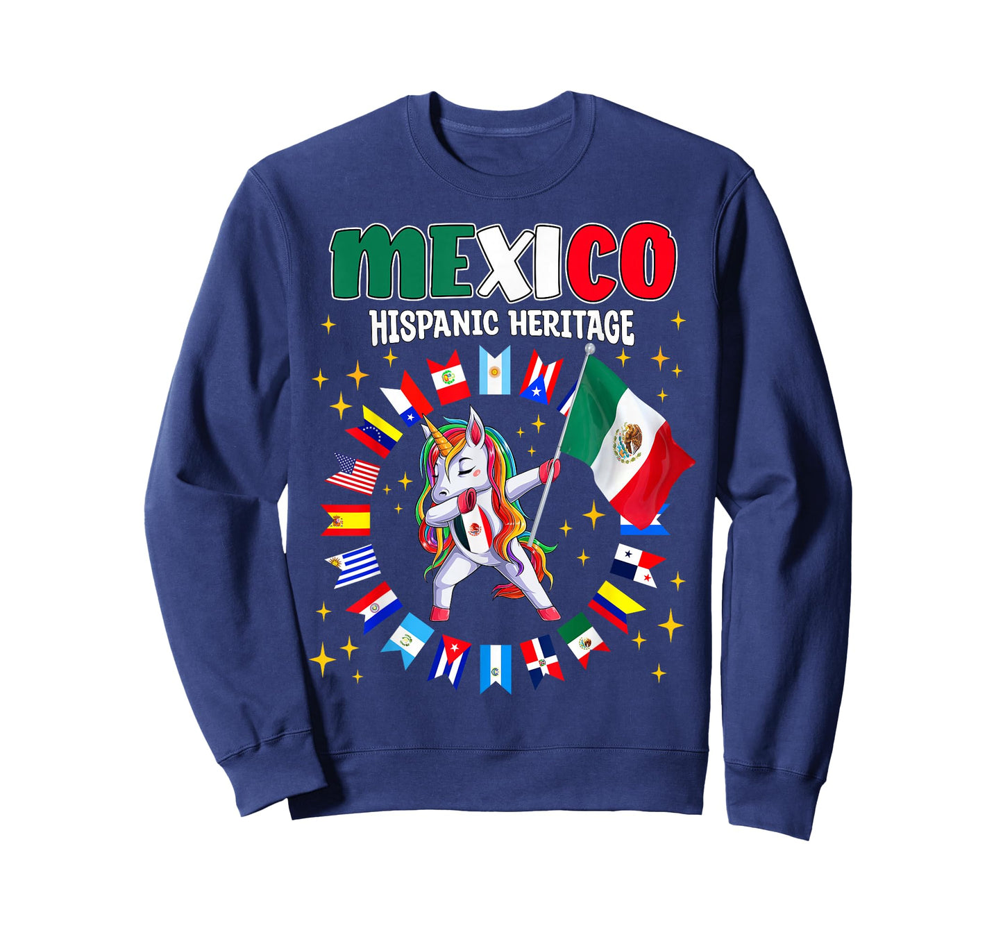 Hispanic Heritage Month Mexico flag kids boys girls toddler T-Shirt