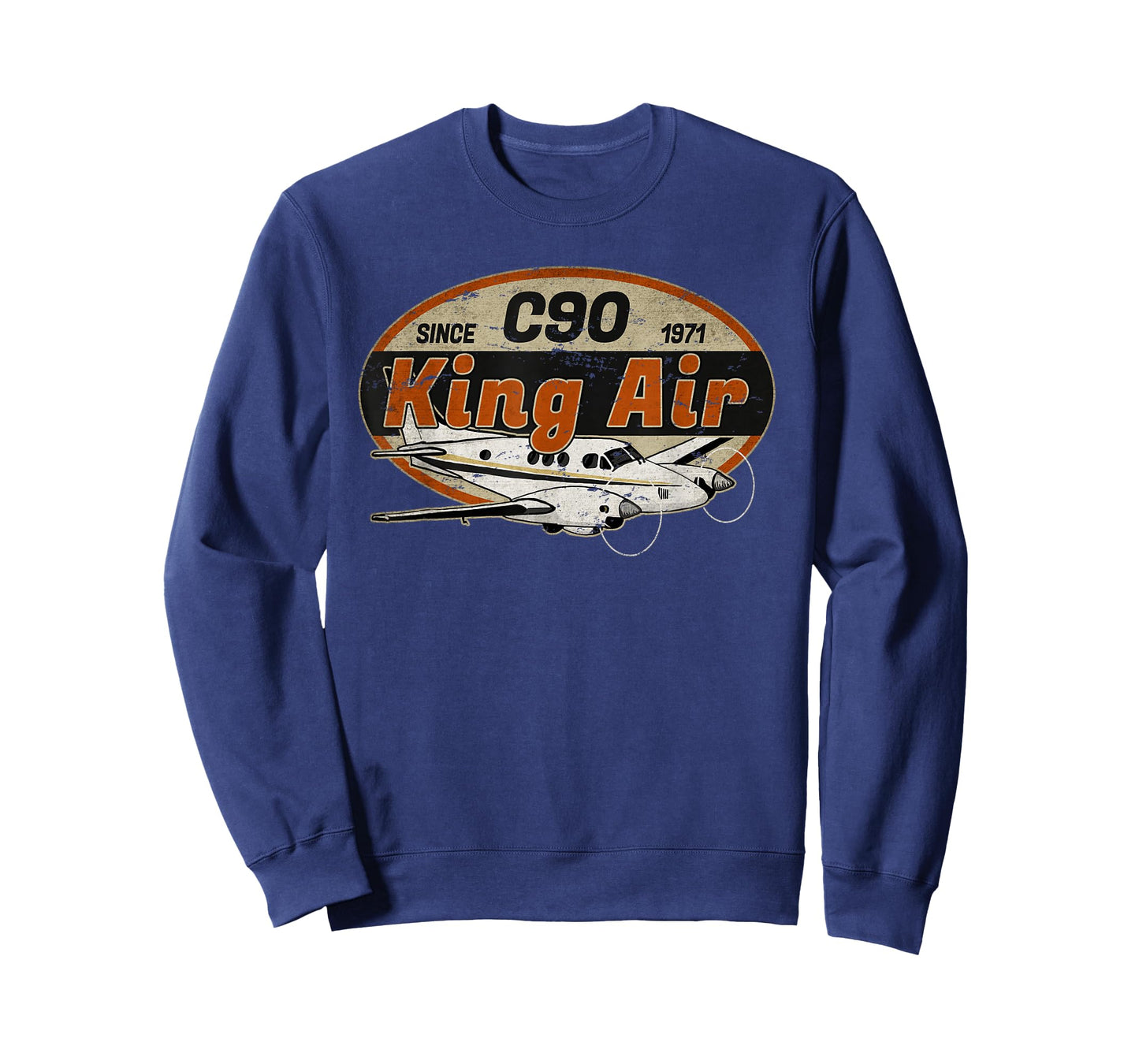 C90 King Air Since 1971 Airplane Pilot Vintage Retro T-Shirt