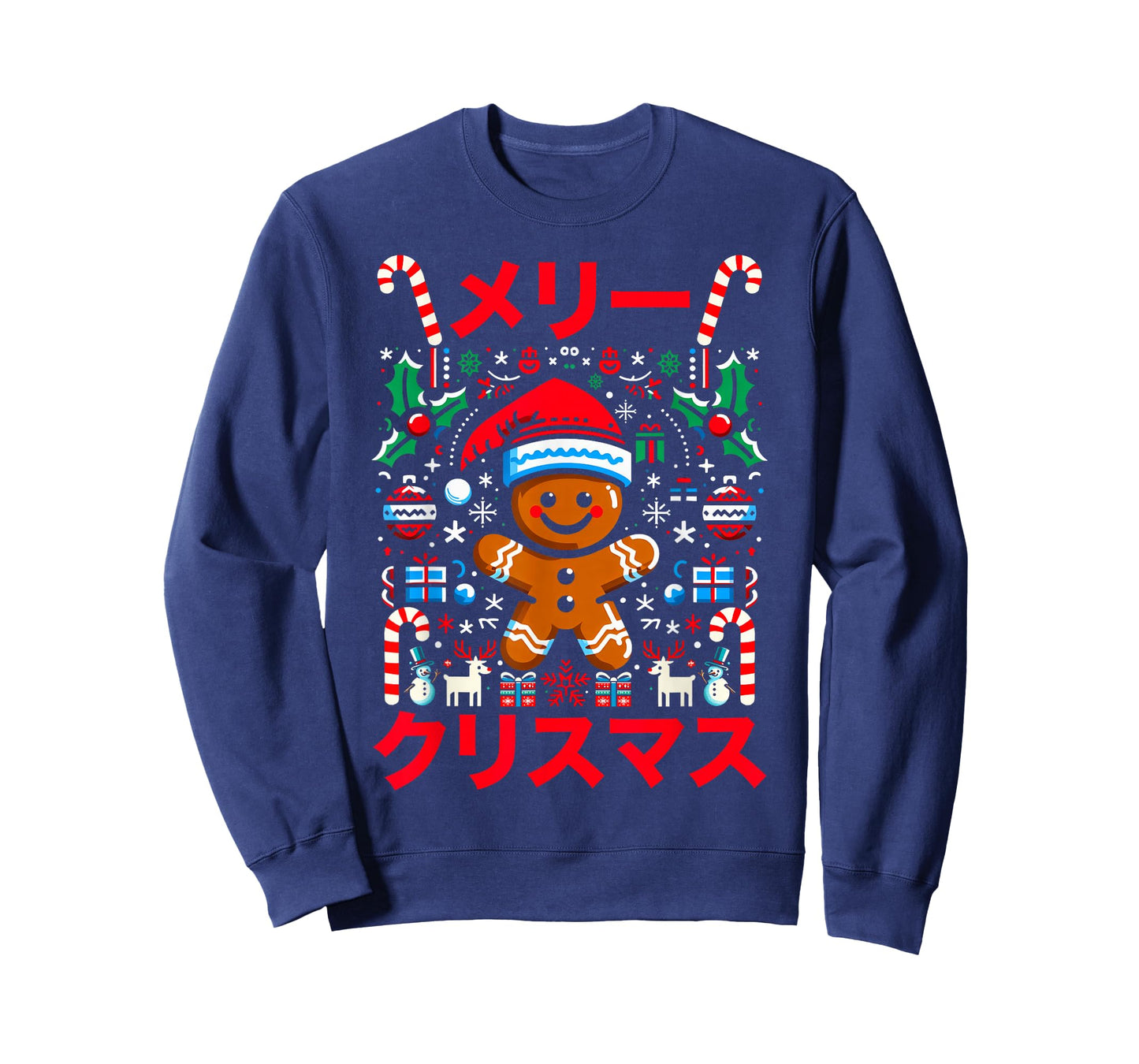 Gingerman Christmas Anime Kawaii Meri Kurisumasu Japanese T-Shirt
