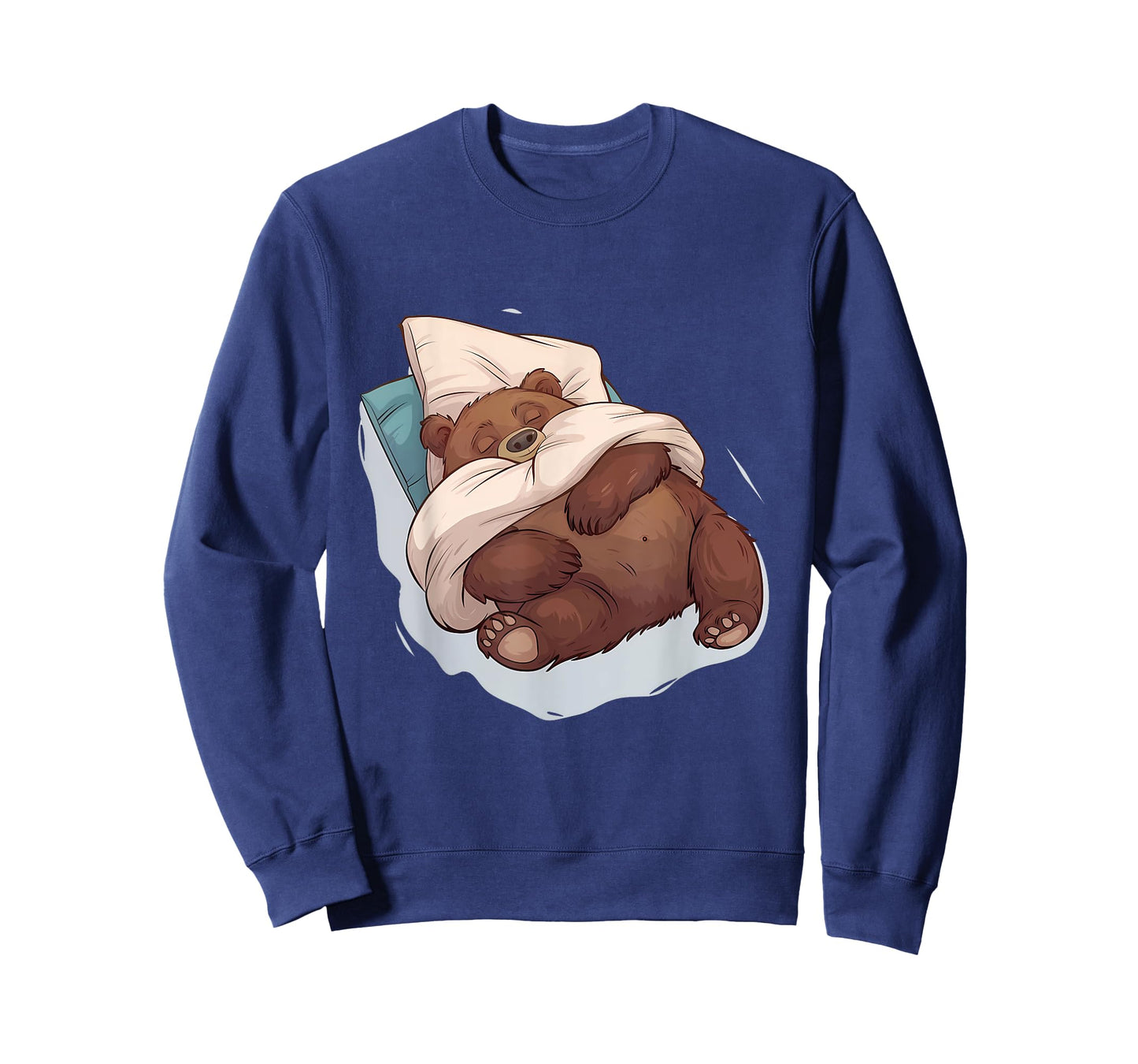 Bear Sleeping Cute Bear Sleeping Drawing Sleepy Animal T-Shirt