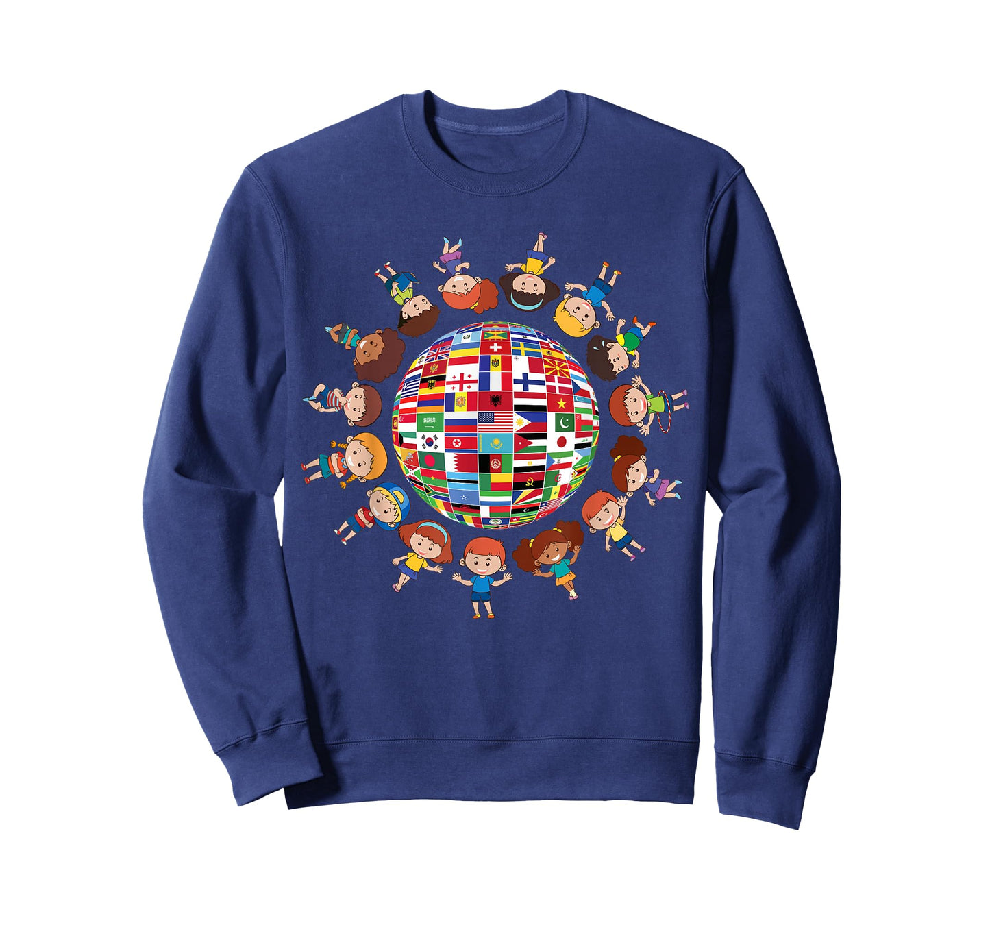 Flags Of The World Cultural Diversity Kids Around The Globe T-Shirt