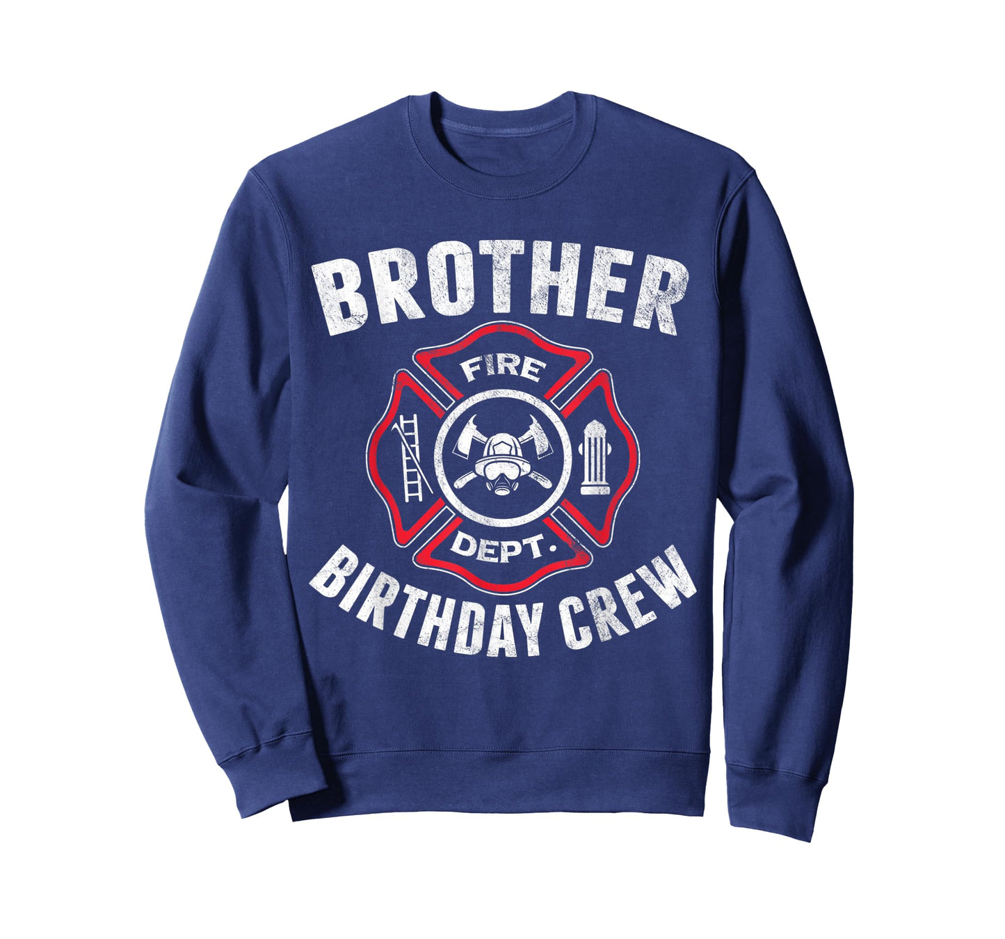 Brother Birthday Crew Fireman Firefighter Costume Party Gift T-Shirt