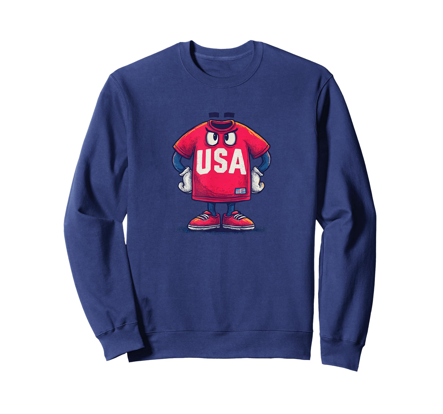 Funny Simple Red USA Apparel T-Shirt